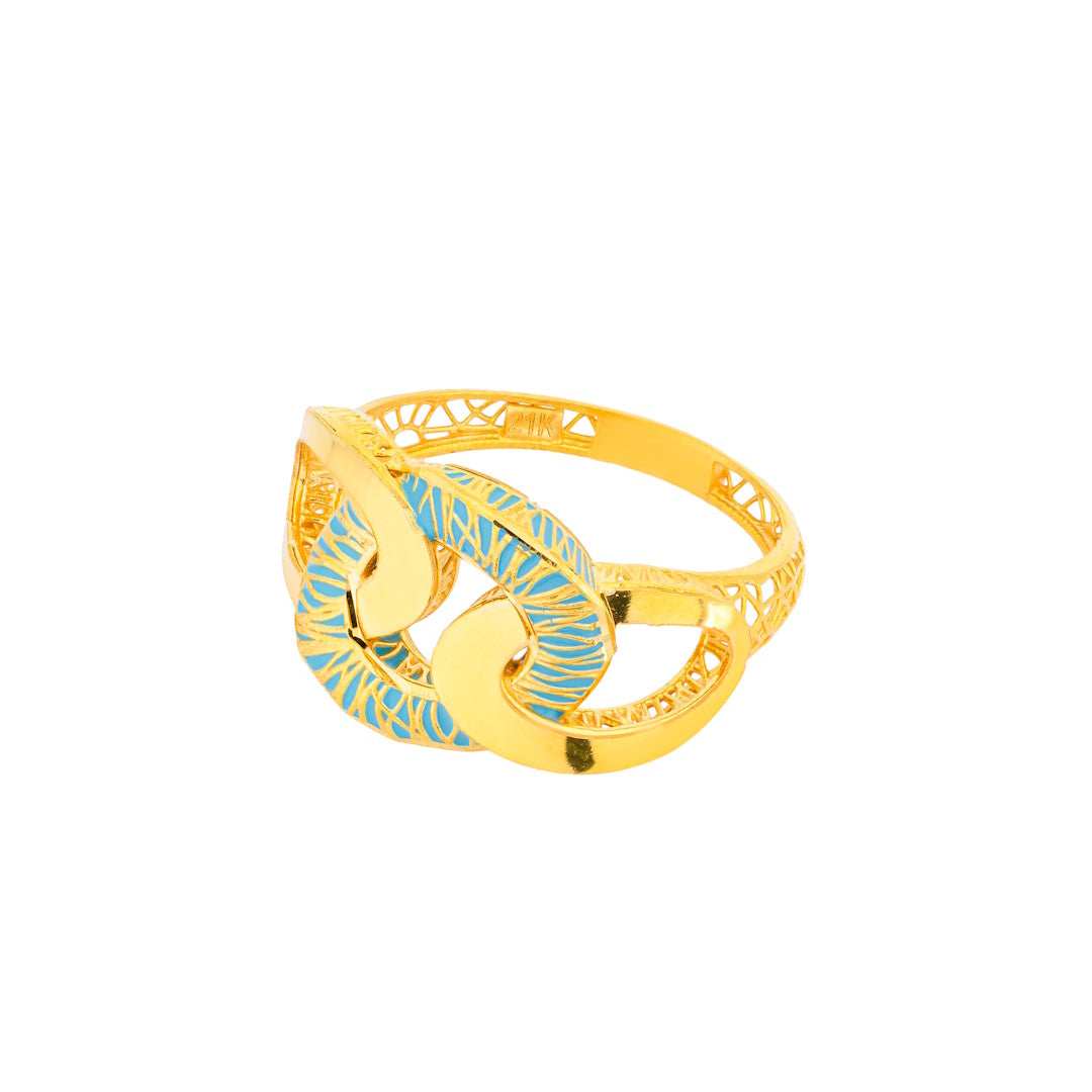 Uranus 21K Yellow Gold Ring