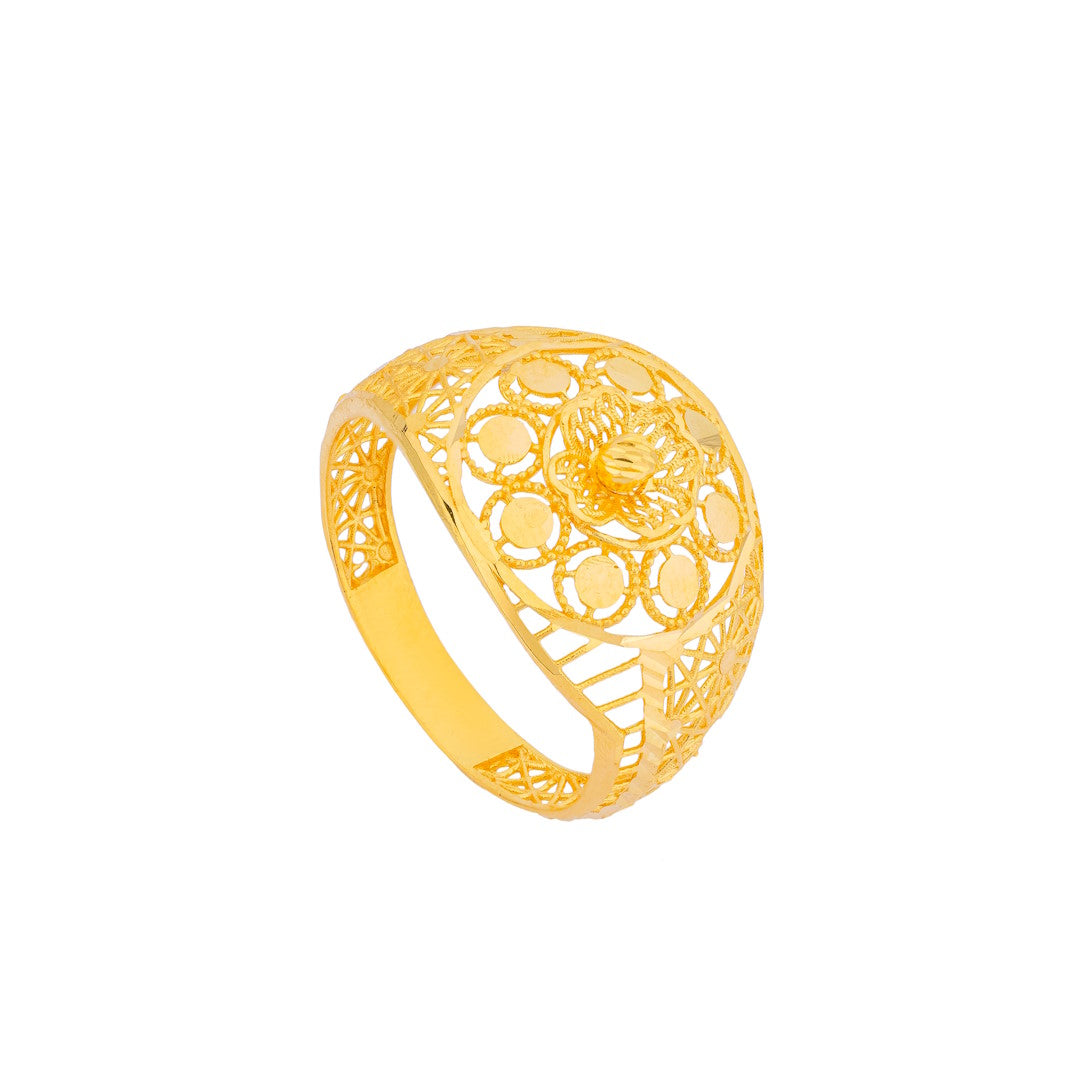 Diyara 21K Yellow Gold Ring