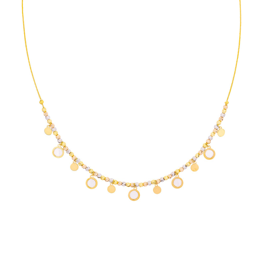 Uranus 18K Yellow Gold Necklace