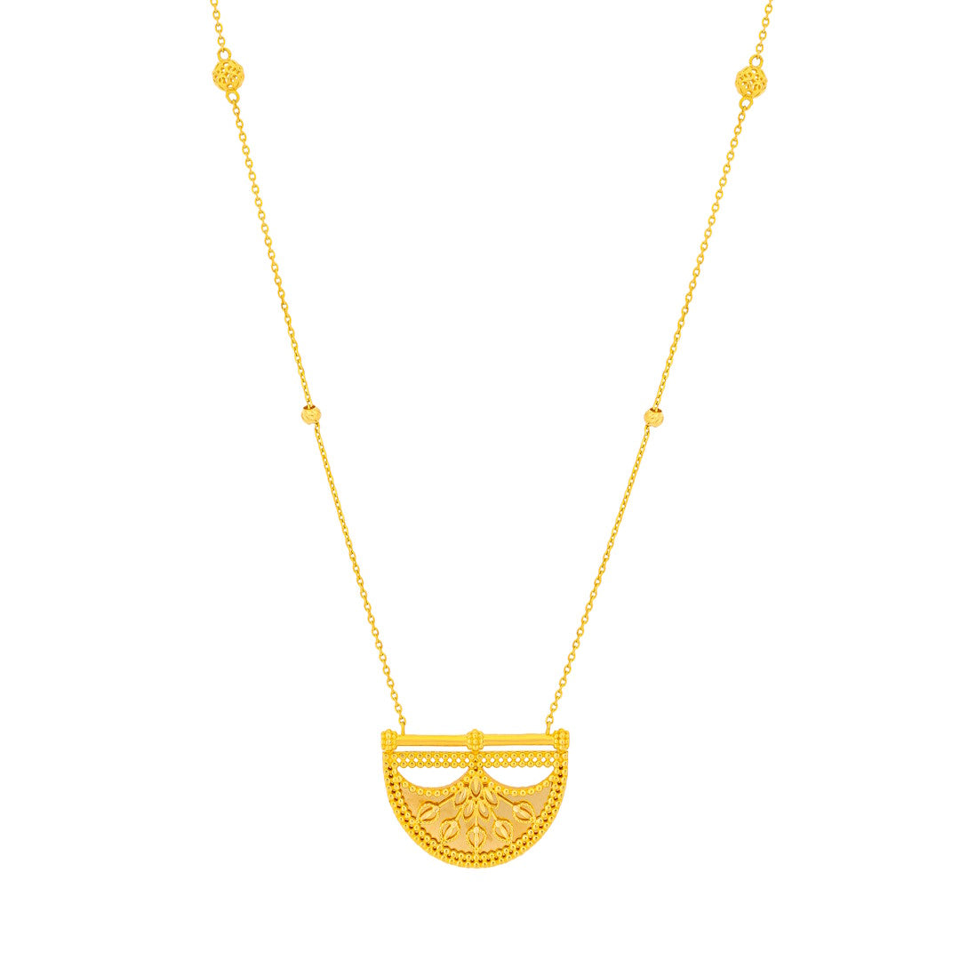 Maysoora 21K Yellow Gold Necklace