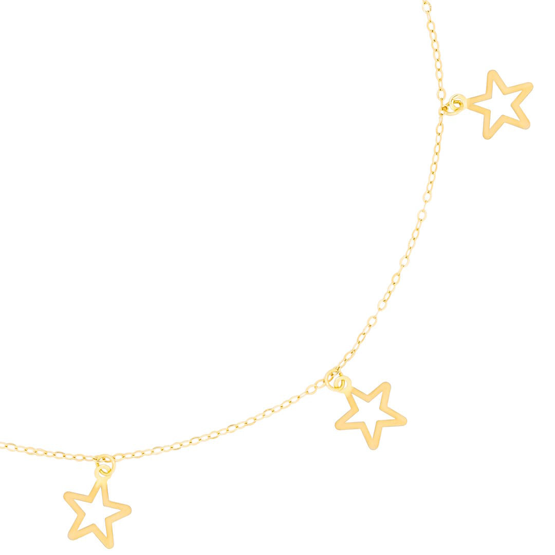 LAVIN 18K YELLOW GOLD ANKLET