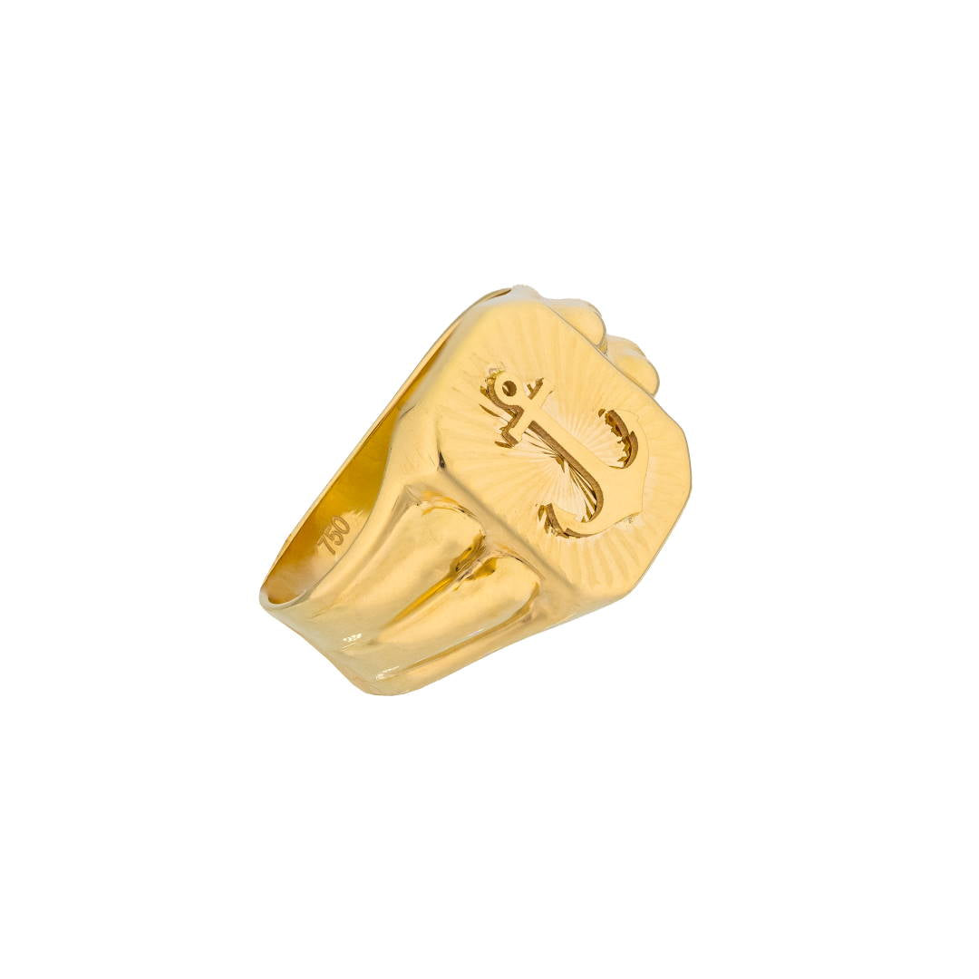 Homet 18K Yellow Gold Ring