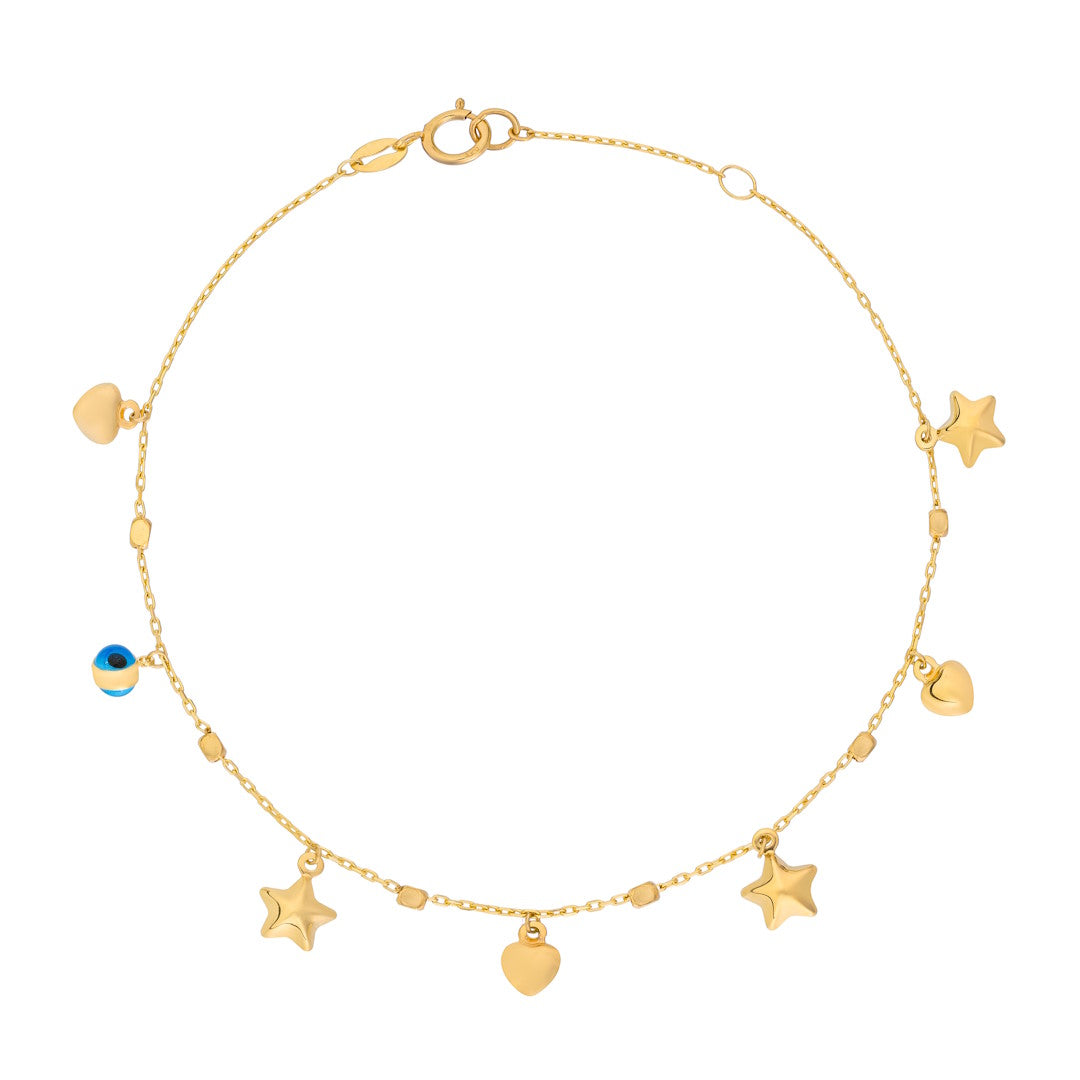 Uranus 18K Yellow Gold Bracelet