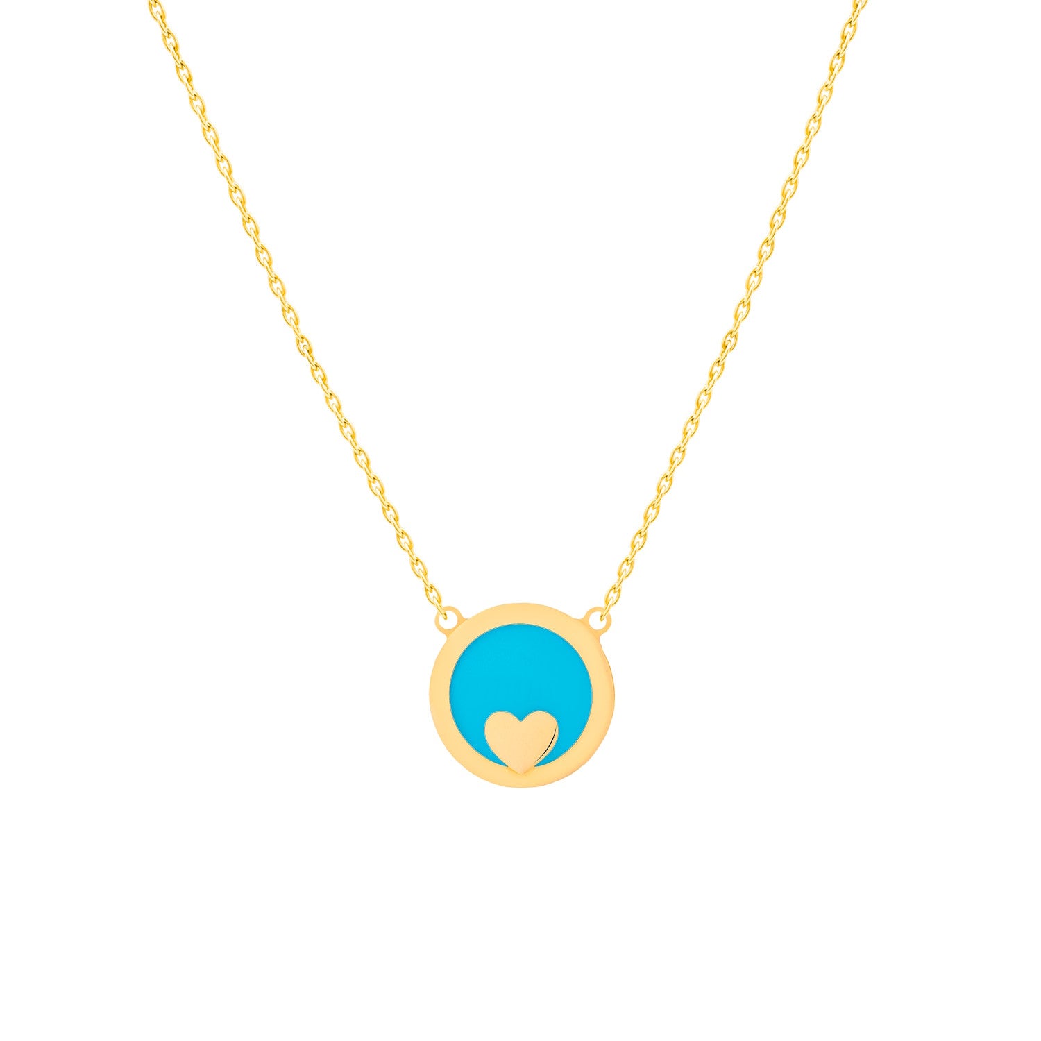 Uranus 18K Yellow Gold Necklace