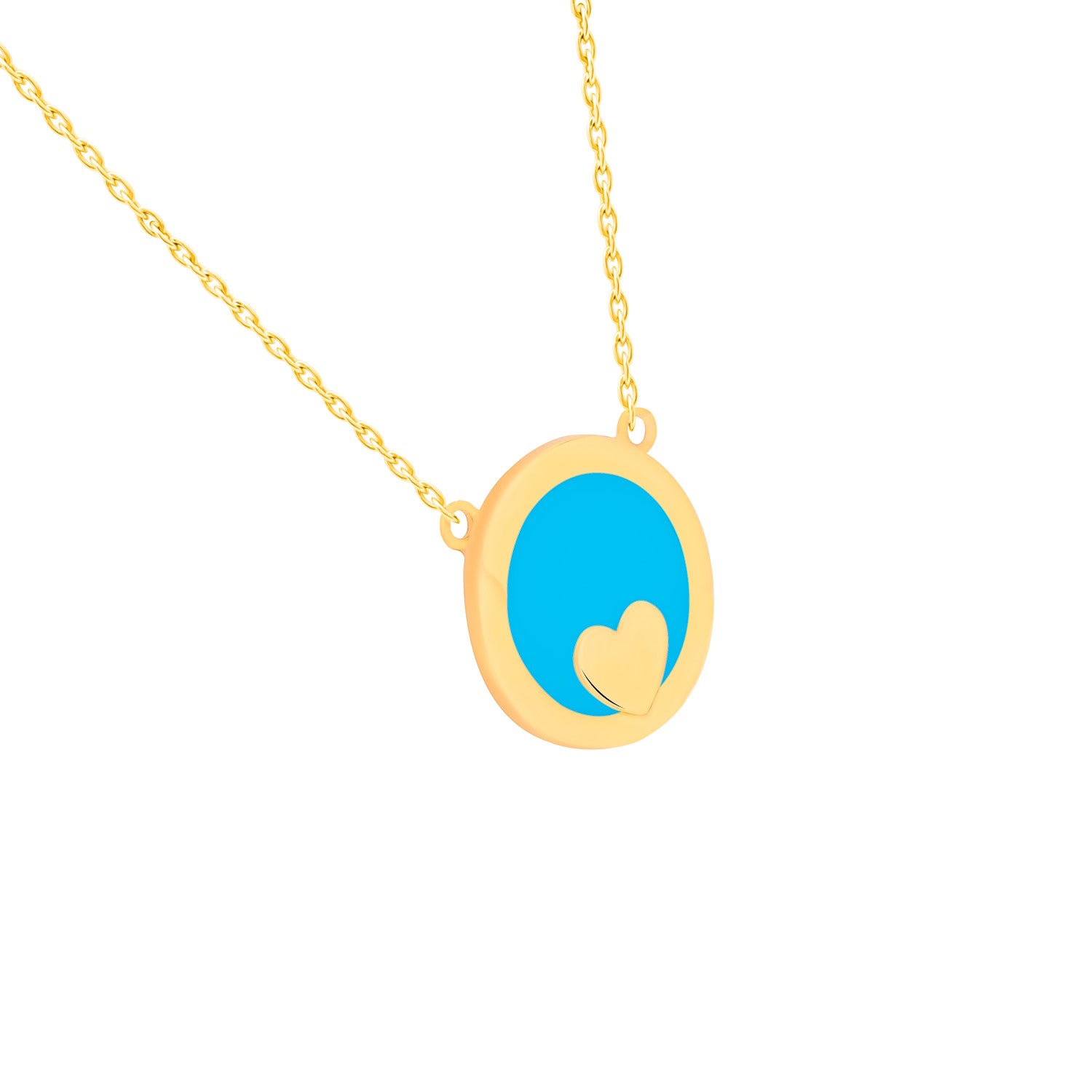 Uranus 18K Yellow Gold Necklace