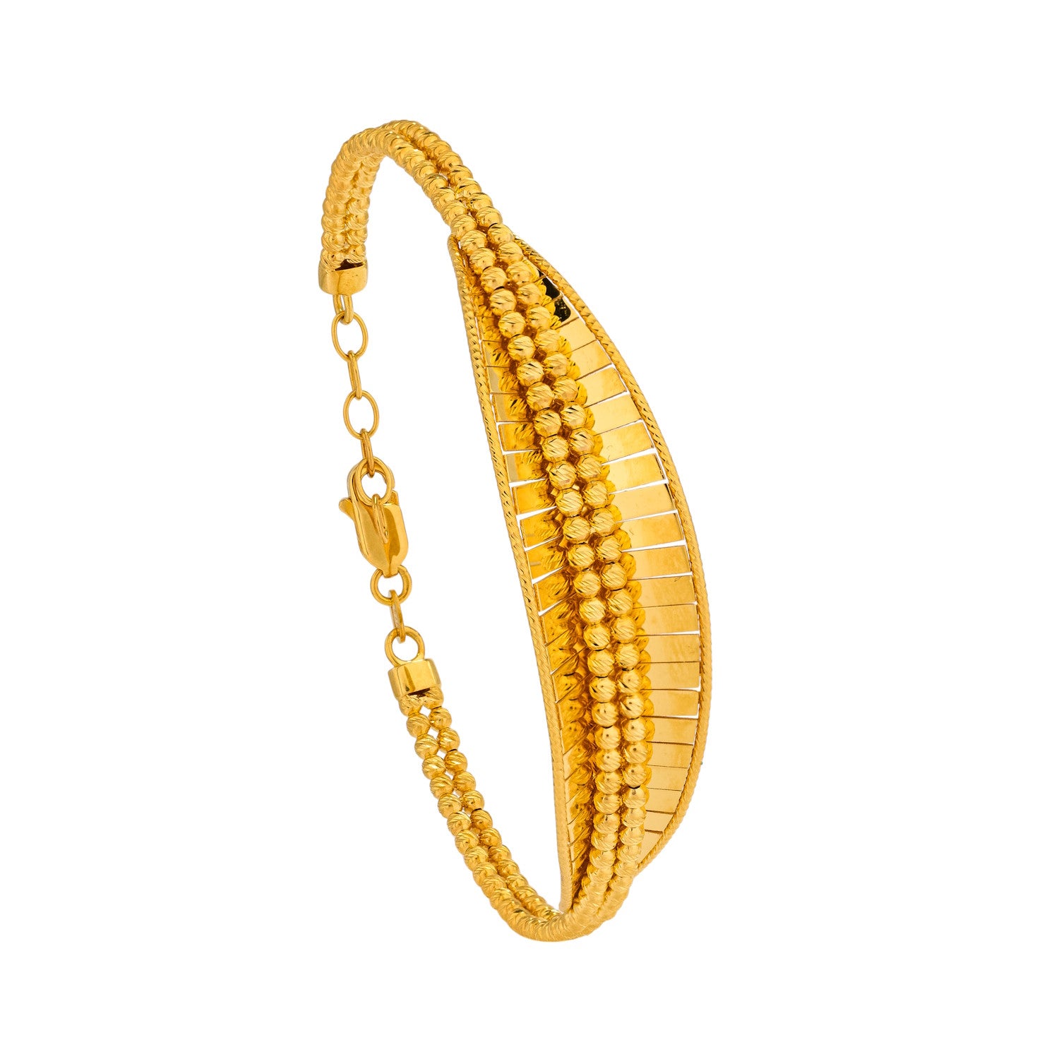 Rayka 21K Yellow Gold Bangle