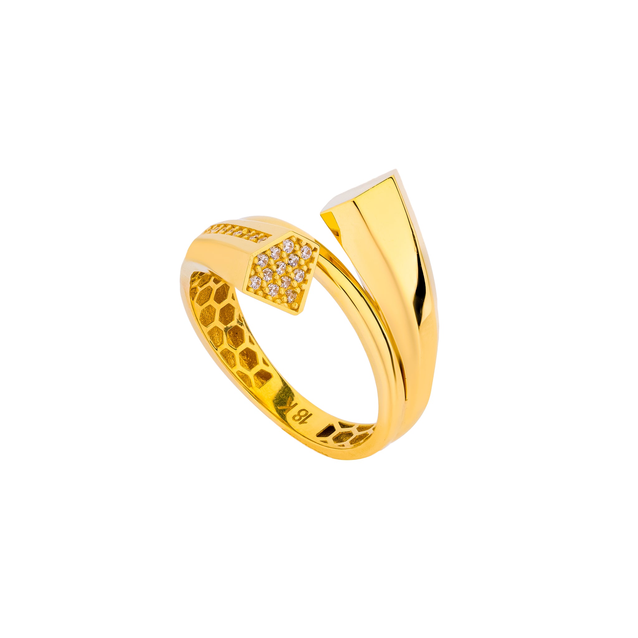 Lavin 18K Yellow Gold Ring