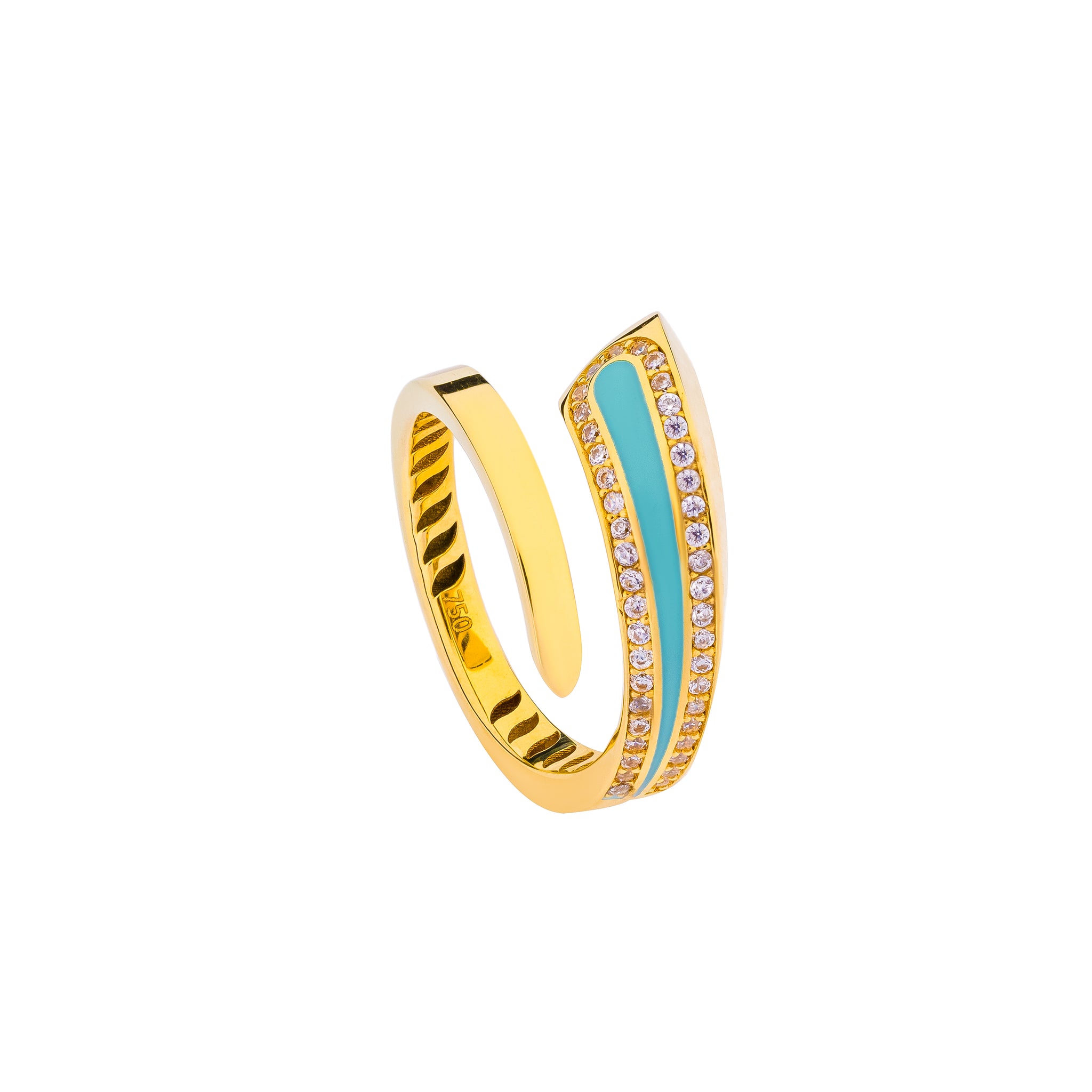 Uranus 18K Yellow Gold Ring