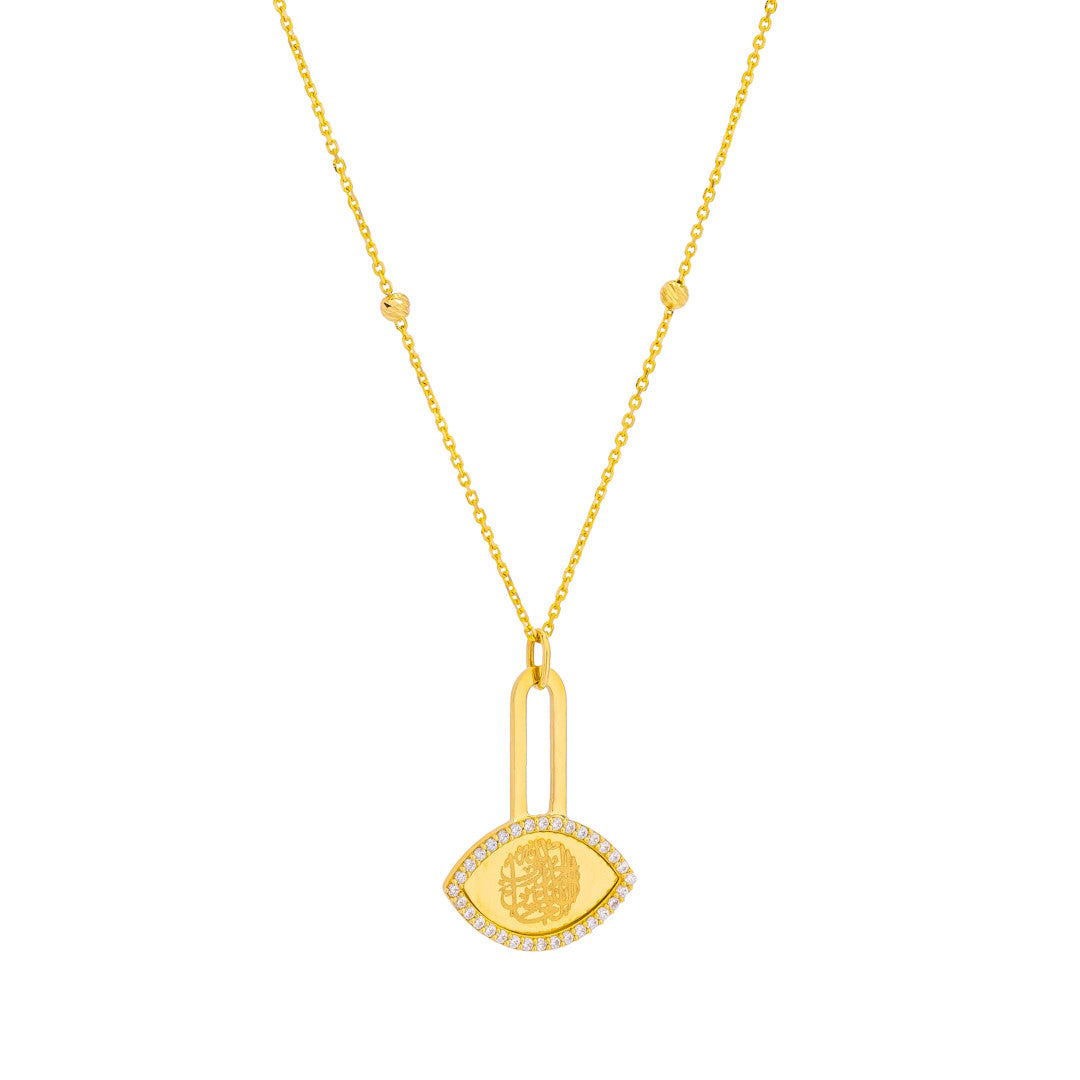 Uranus 18K Yellow Gold Necklace