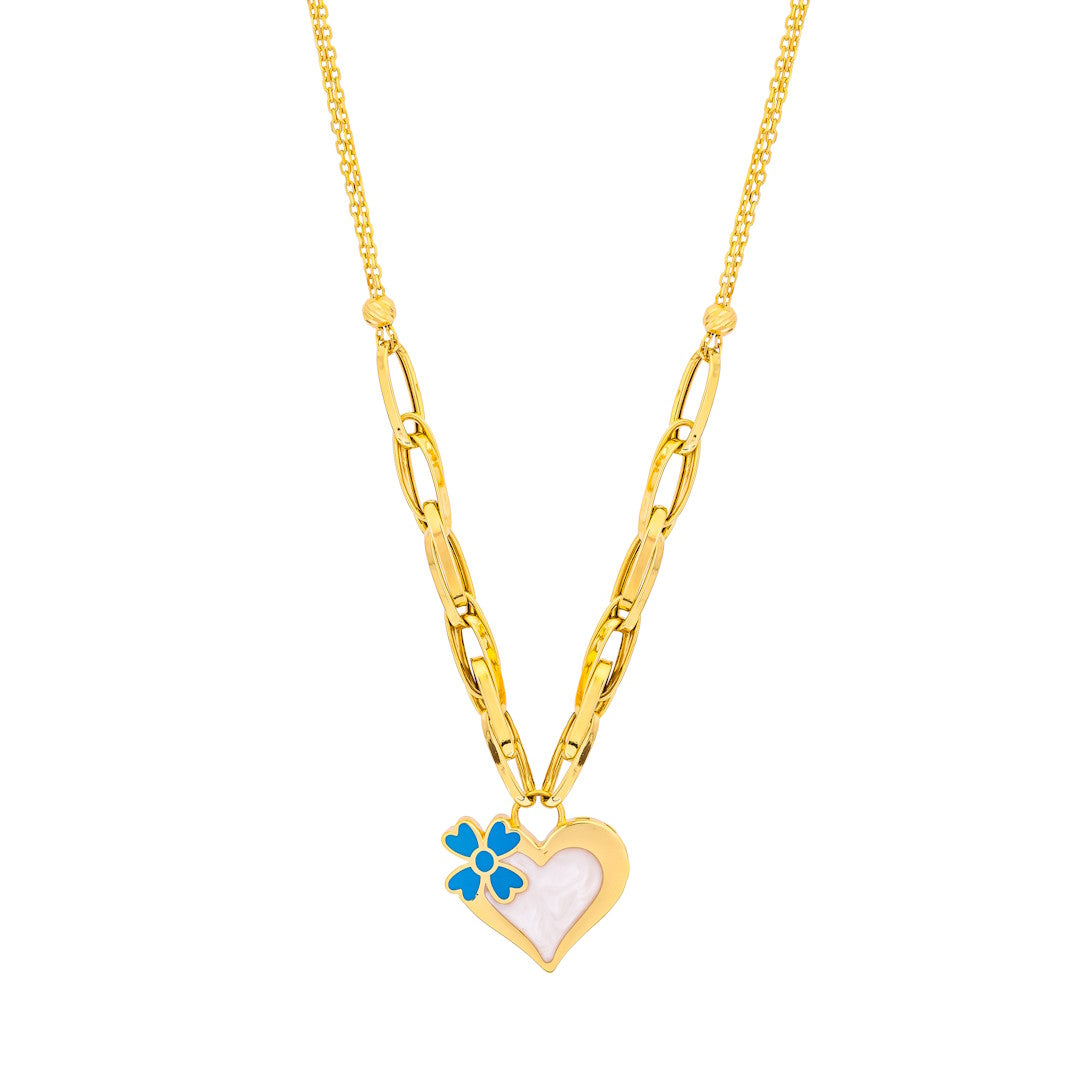 Uranus 18K Yellow Gold Necklace