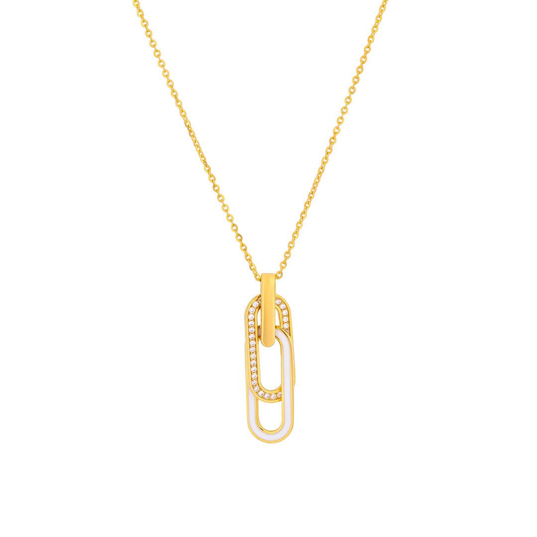 Uranus 21K Yellow Gold Necklace