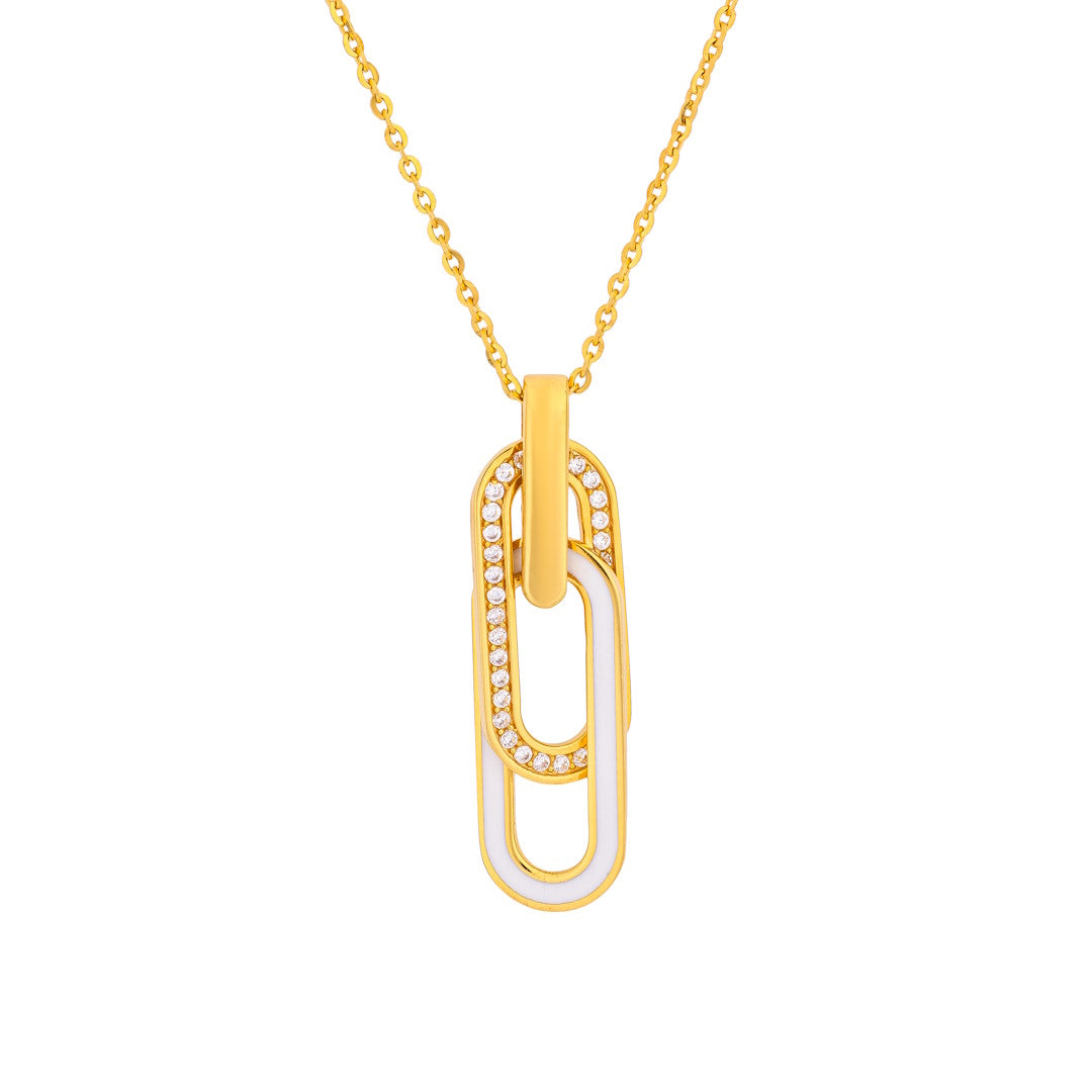 Uranus 21K Yellow Gold Necklace