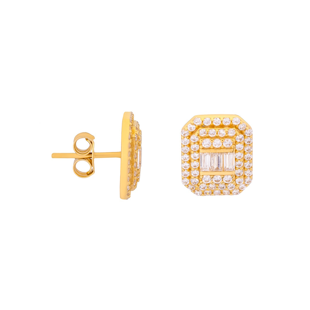 Lavin 18K Yellow Gold Earring