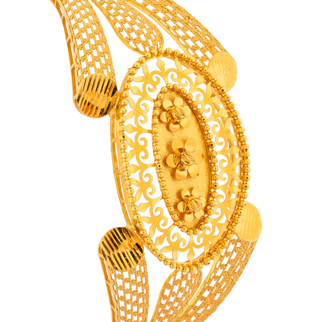 Rayka 21K Yellow Gold Bangle