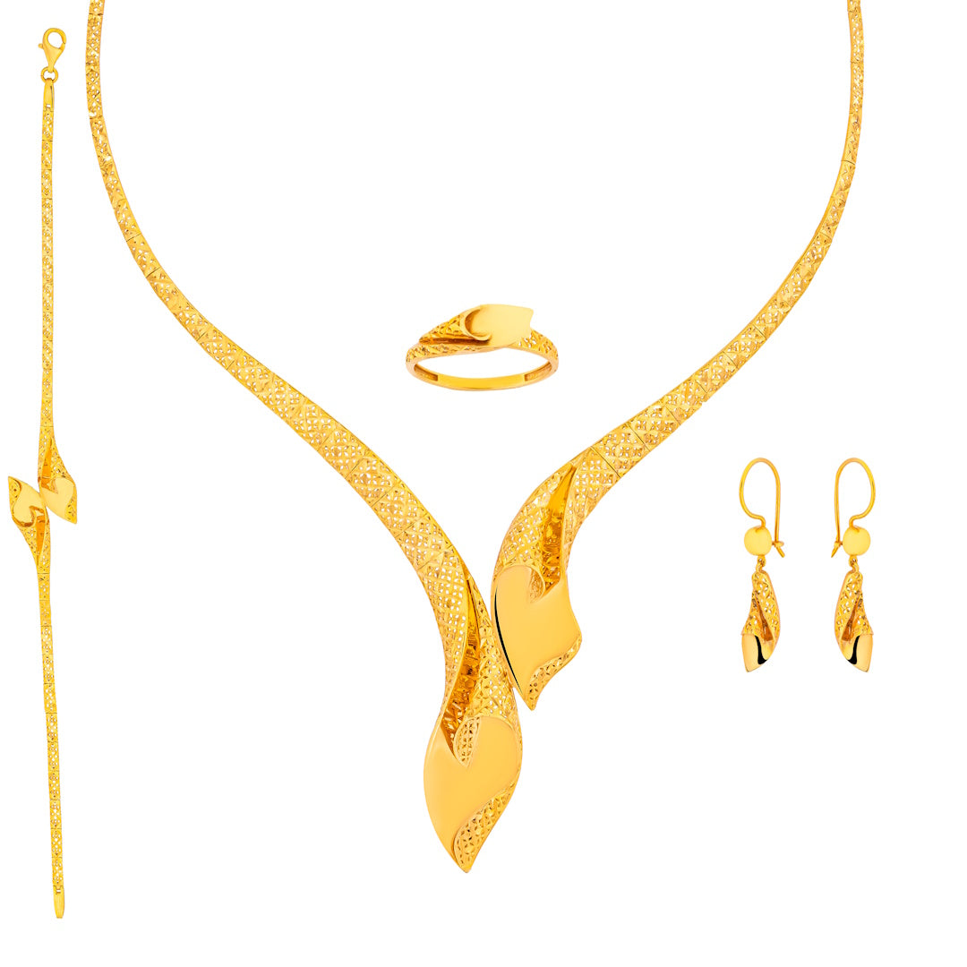 Diyara 21K Yellow Gold Full Set