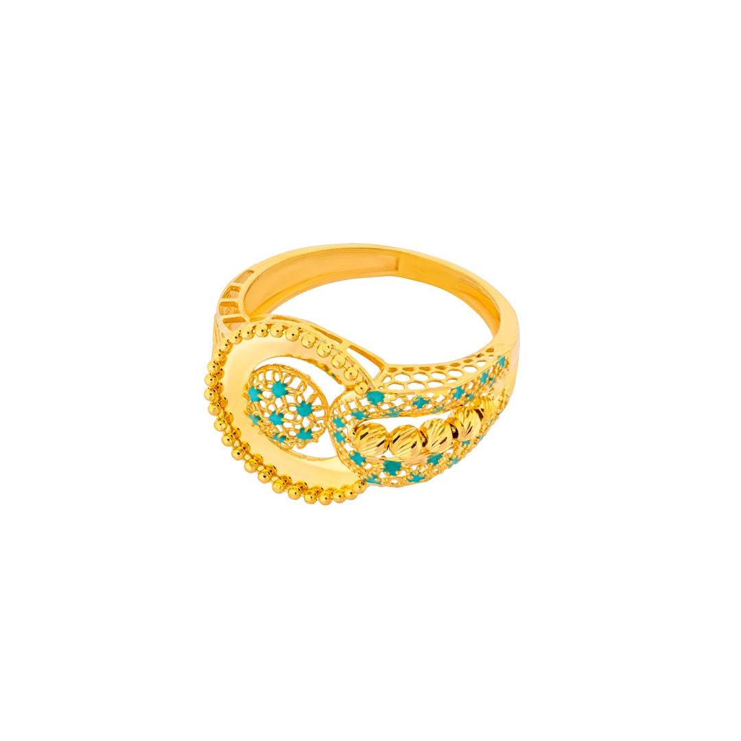 Uranus 21K Yellow Gold Ring