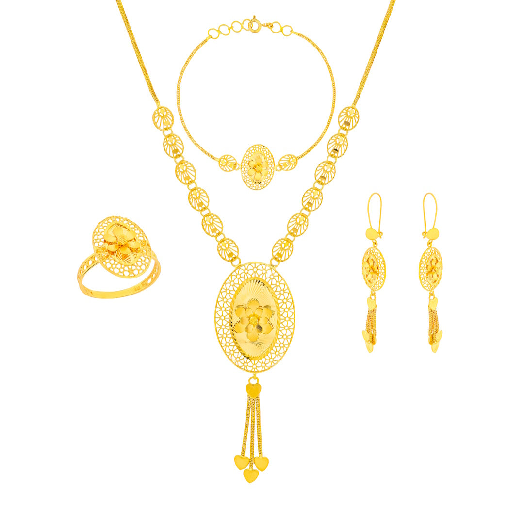 Diyara 21K Yellow Gold Full Set