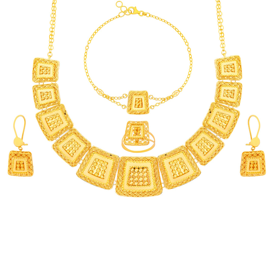 Diyara 21K Yellow Gold Full Set