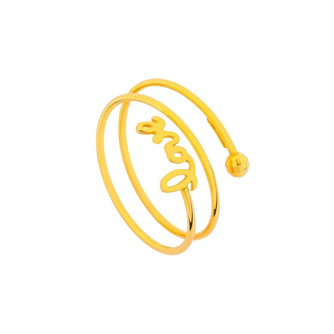 Lavin 21K Yellow Gold Ring