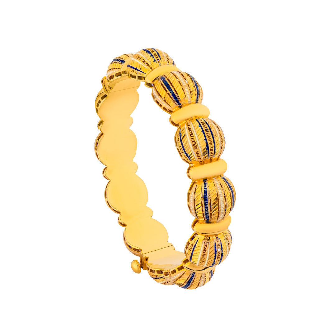 Uranus 21K Yellow Gold Bangle