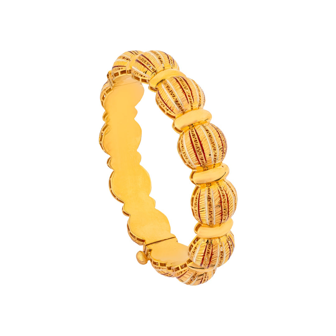 Uranus 21K Yellow Gold Bangle