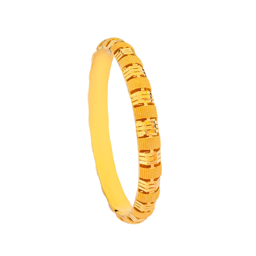 Afsoon 21K Yellow Gold Bangle