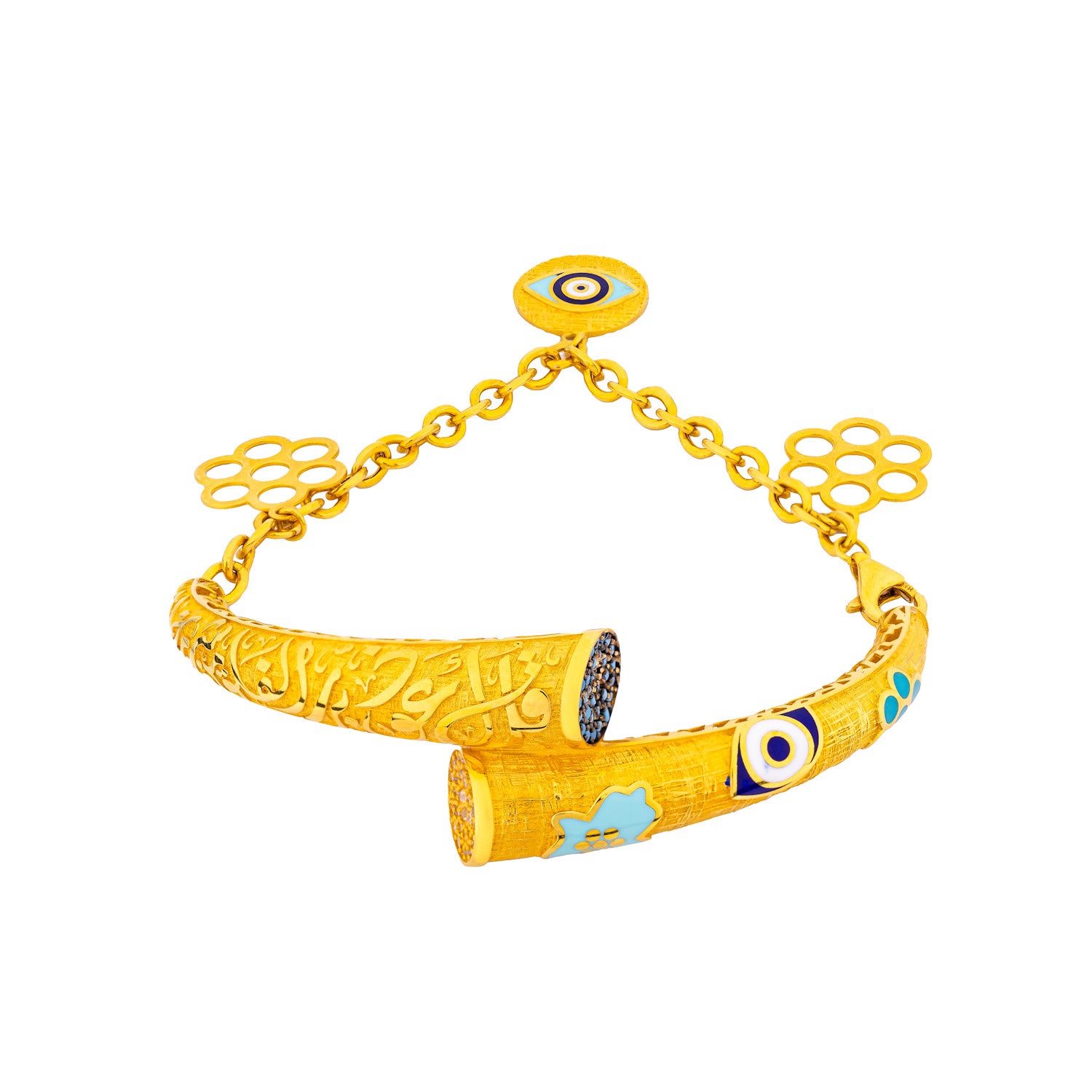 Uranus 21K Yellow Gold Bangle