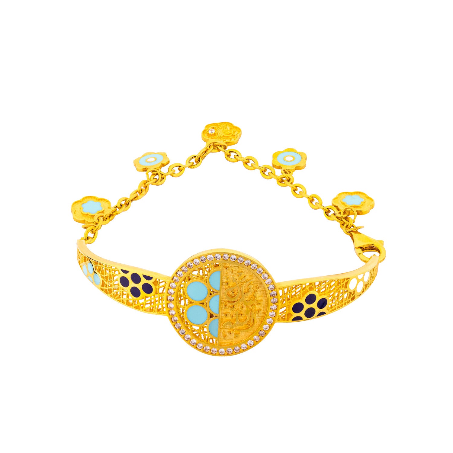 Uranus 21K Yellow Gold Bangle