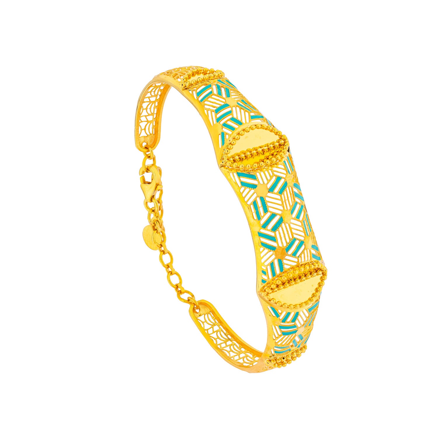 Uranus 21K Yellow Gold Bangle