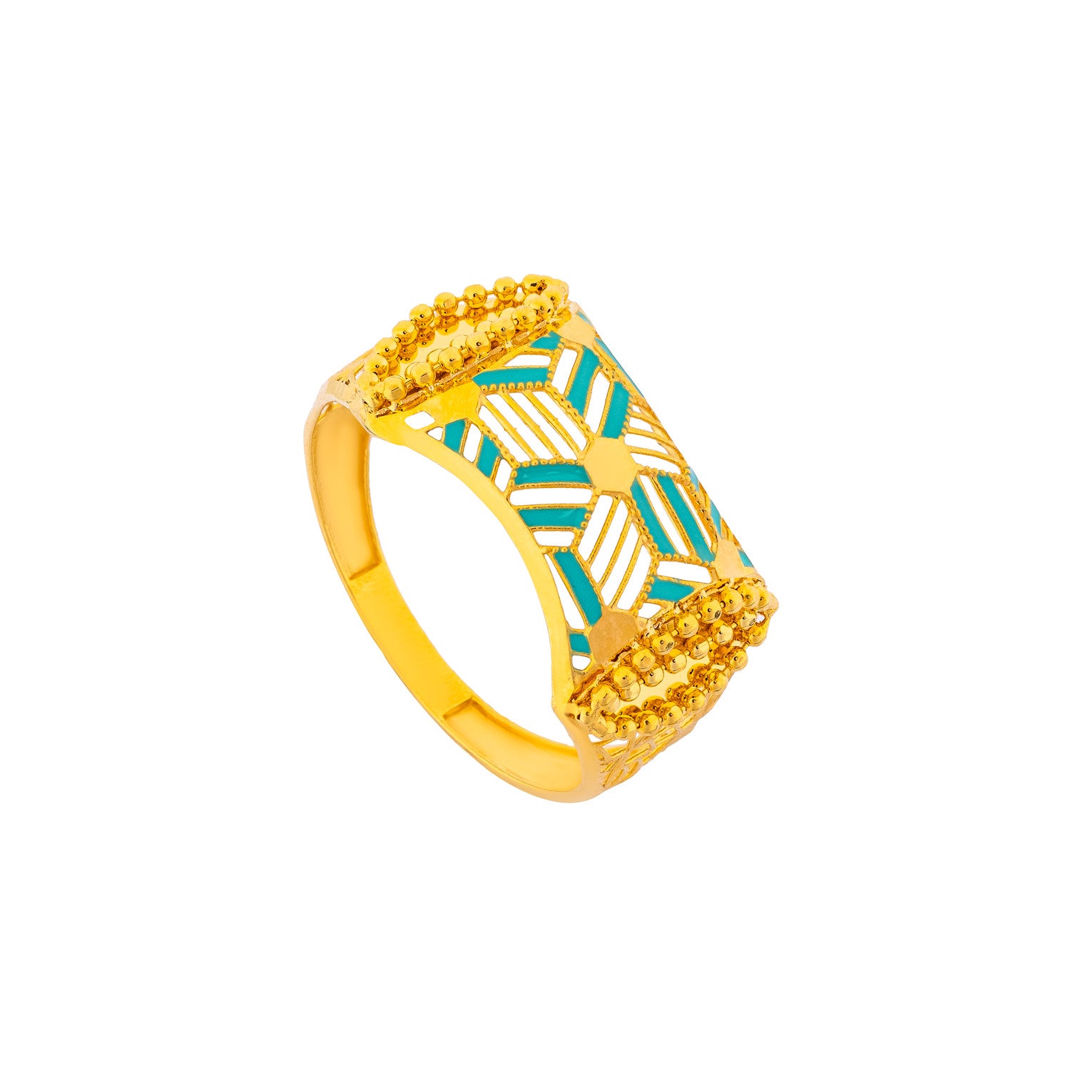 Uranus 21K Yellow Gold Ring