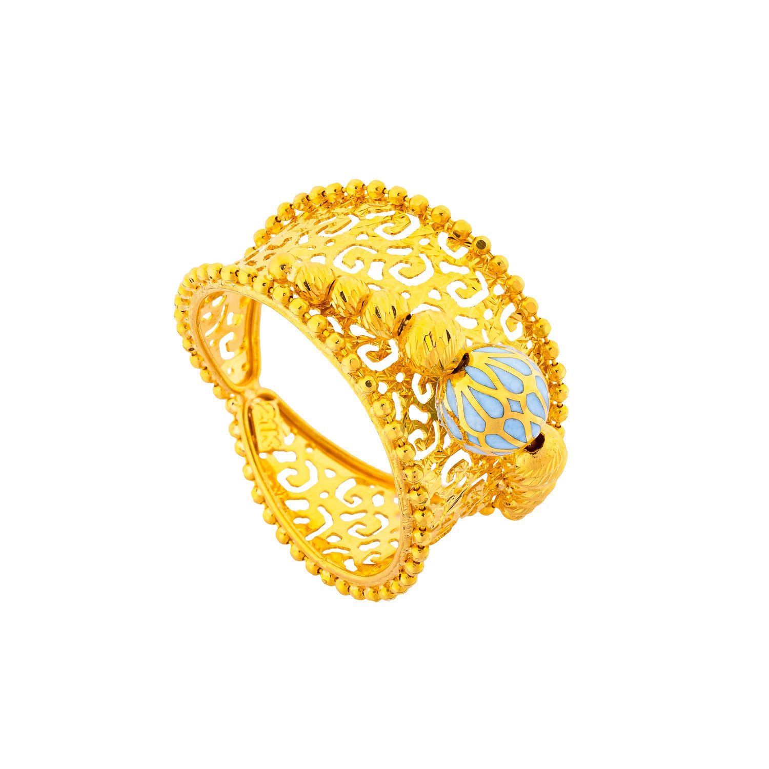 Uranus 21K Yellow Gold Ring