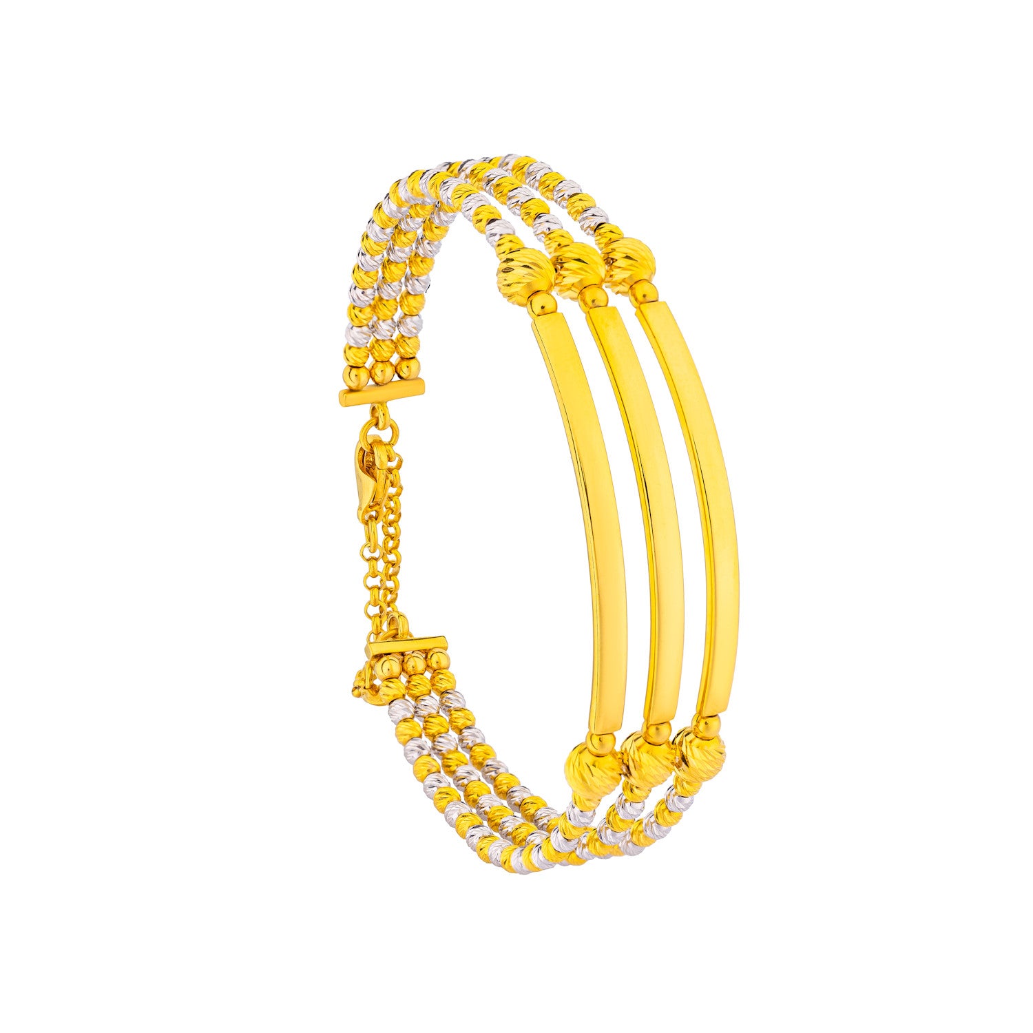 Diyara 21K Yellow Gold Bangle