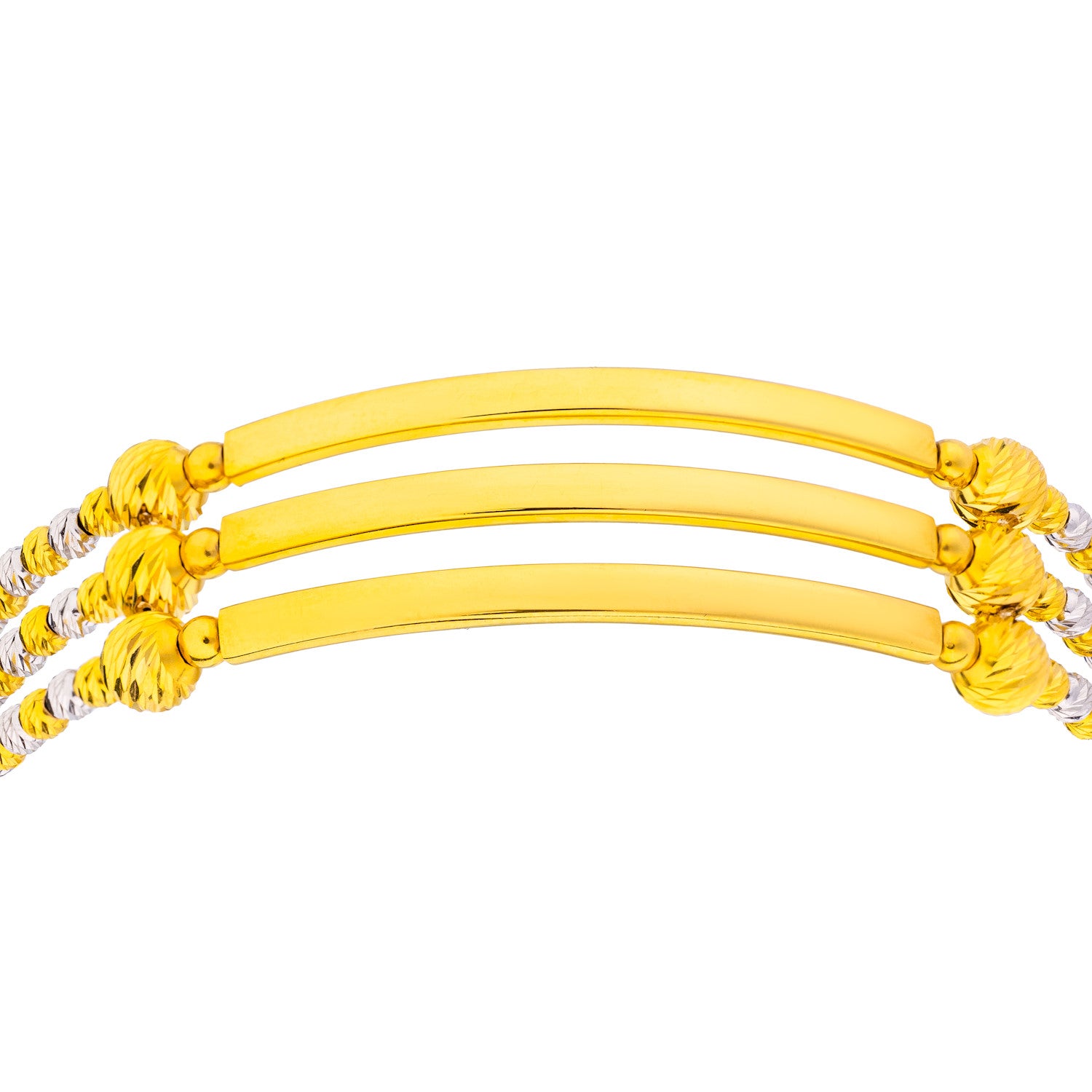 Diyara 21K Yellow Gold Bangle