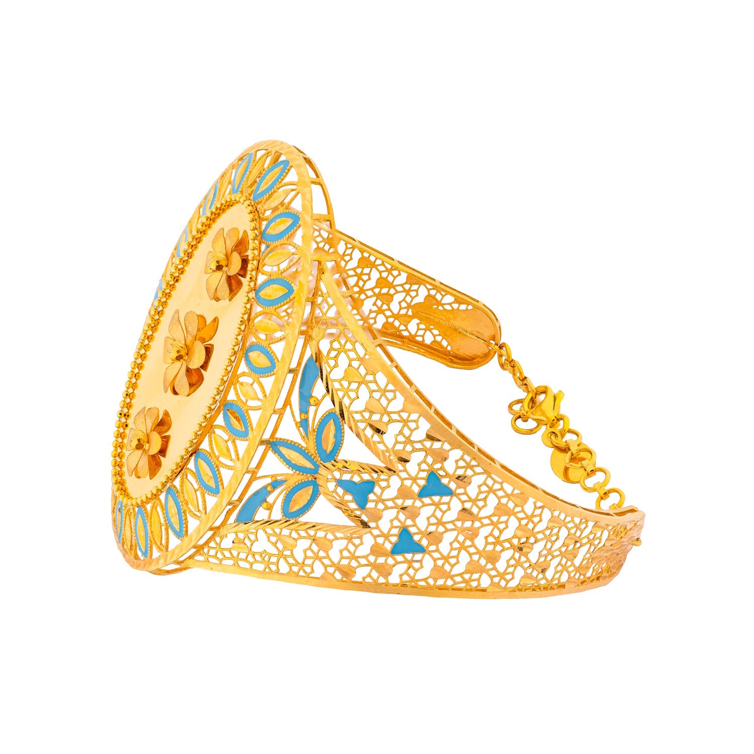 Uranus 21K Yellow Gold Bangle