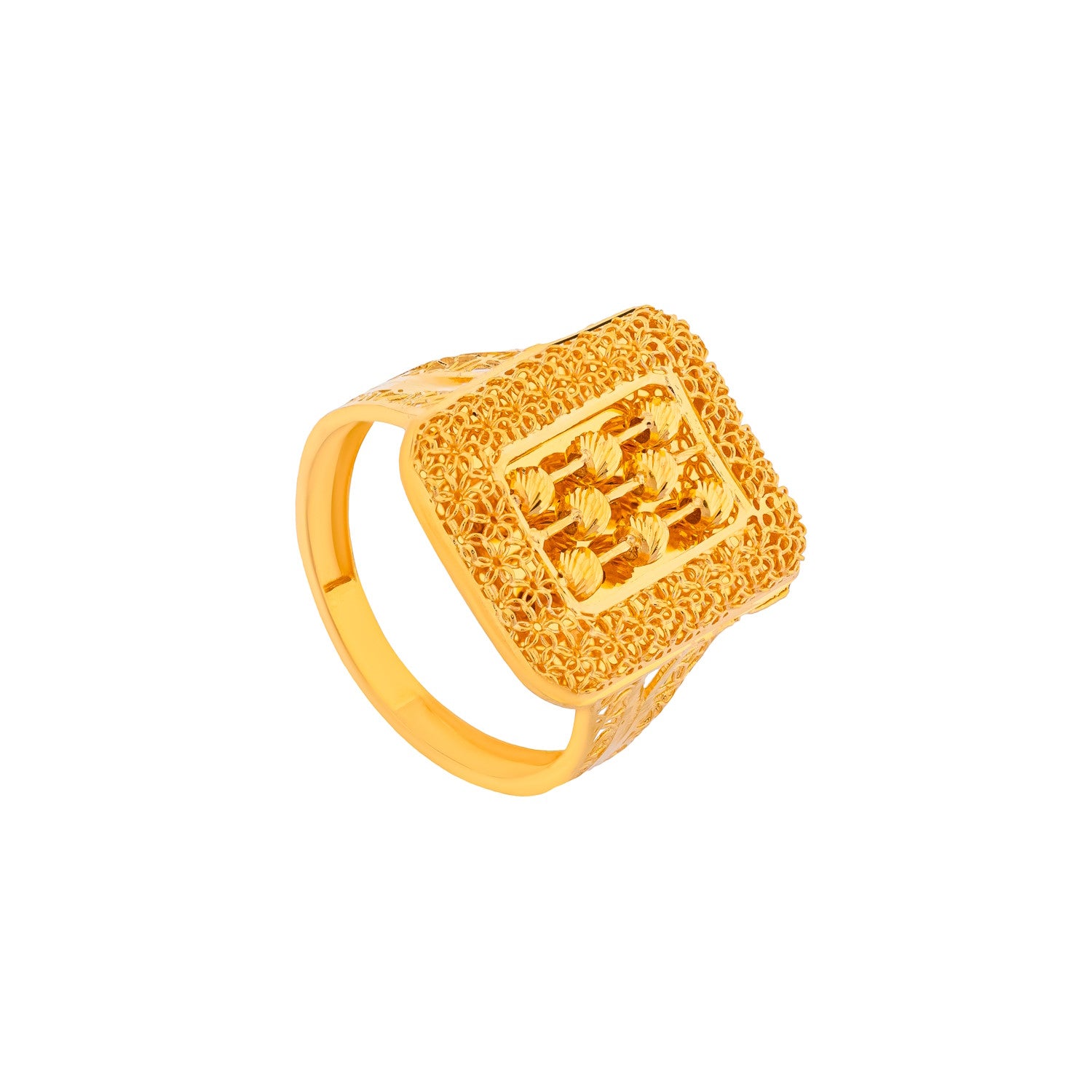 Diyara 21K Yellow Gold Ring