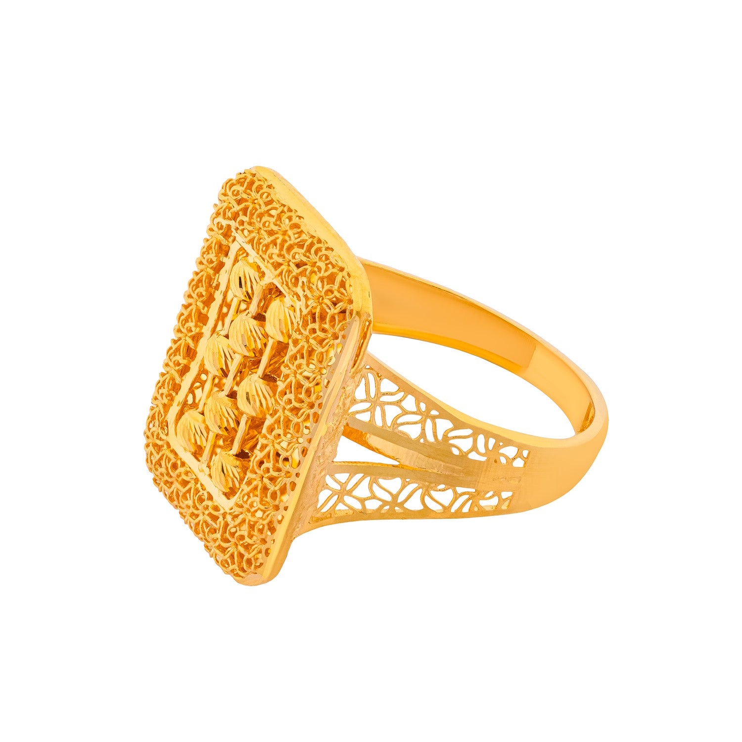 Diyara 21K Yellow Gold Ring