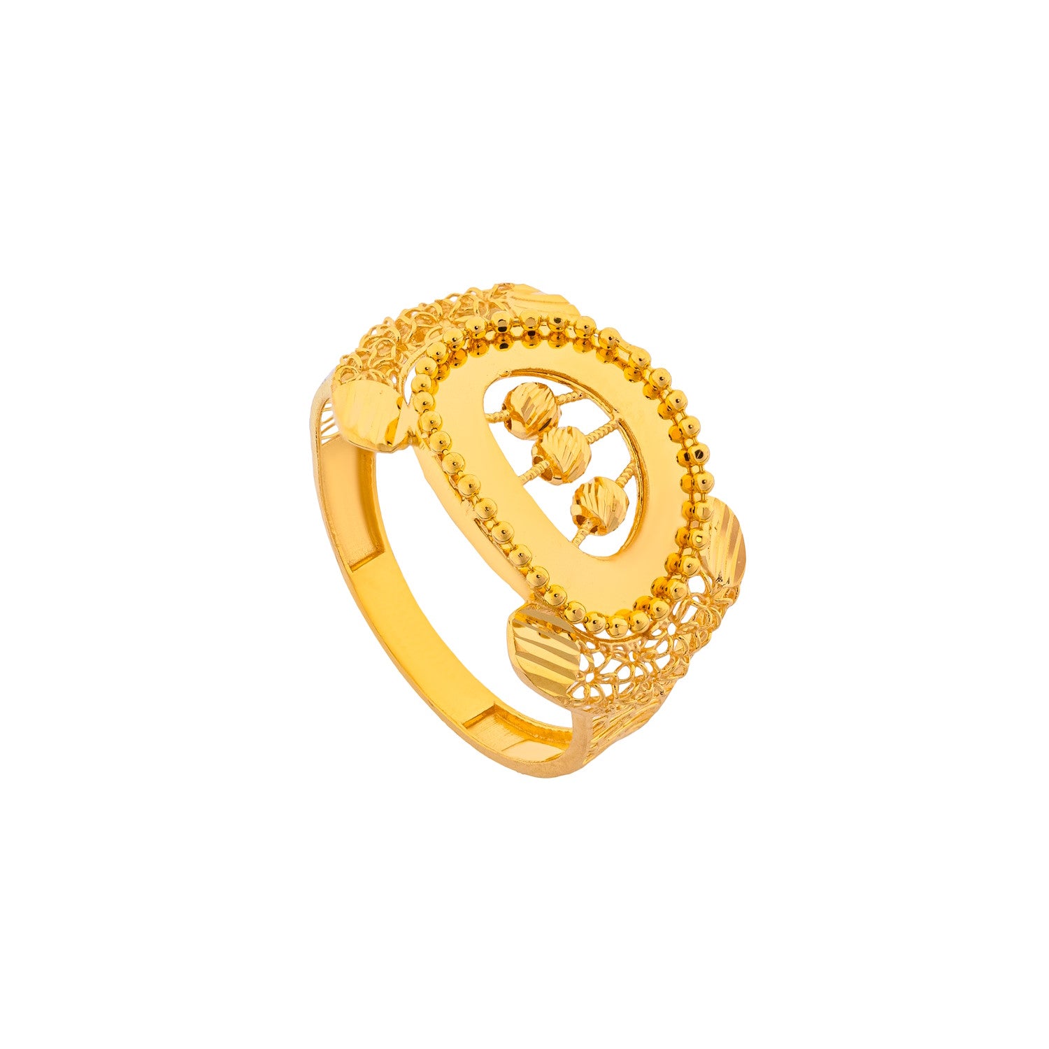 Diyara 21K Yellow Gold Ring