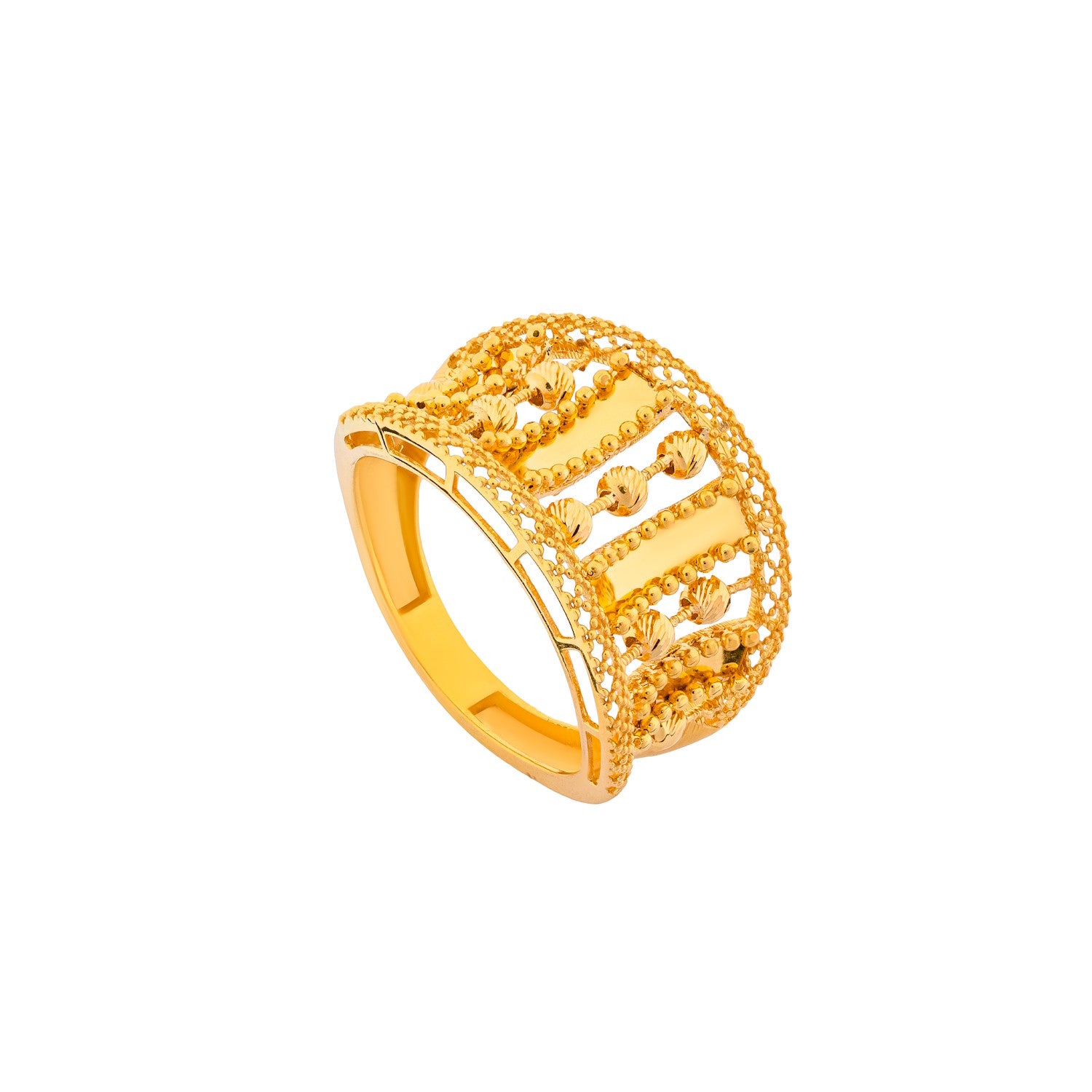 Diyara 21K Yellow Gold Ring