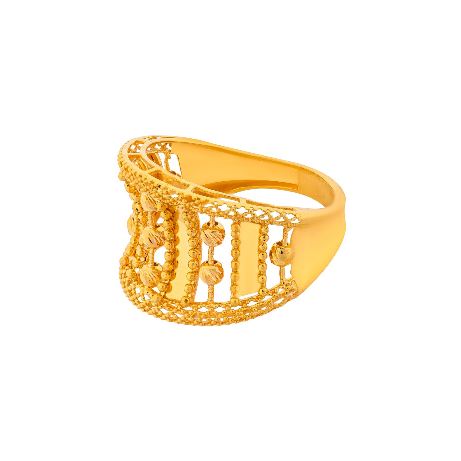 Diyara 21K Yellow Gold Ring