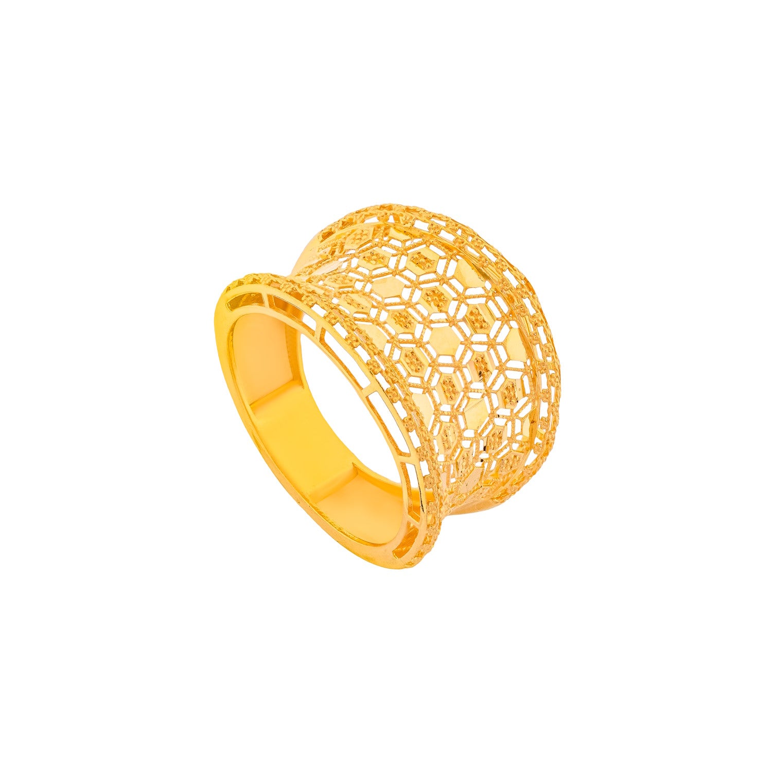 Diyara 21K Yellow Gold Ring