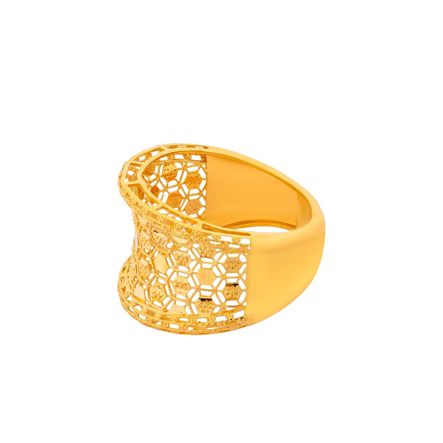 Diyara 21K Yellow Gold Ring