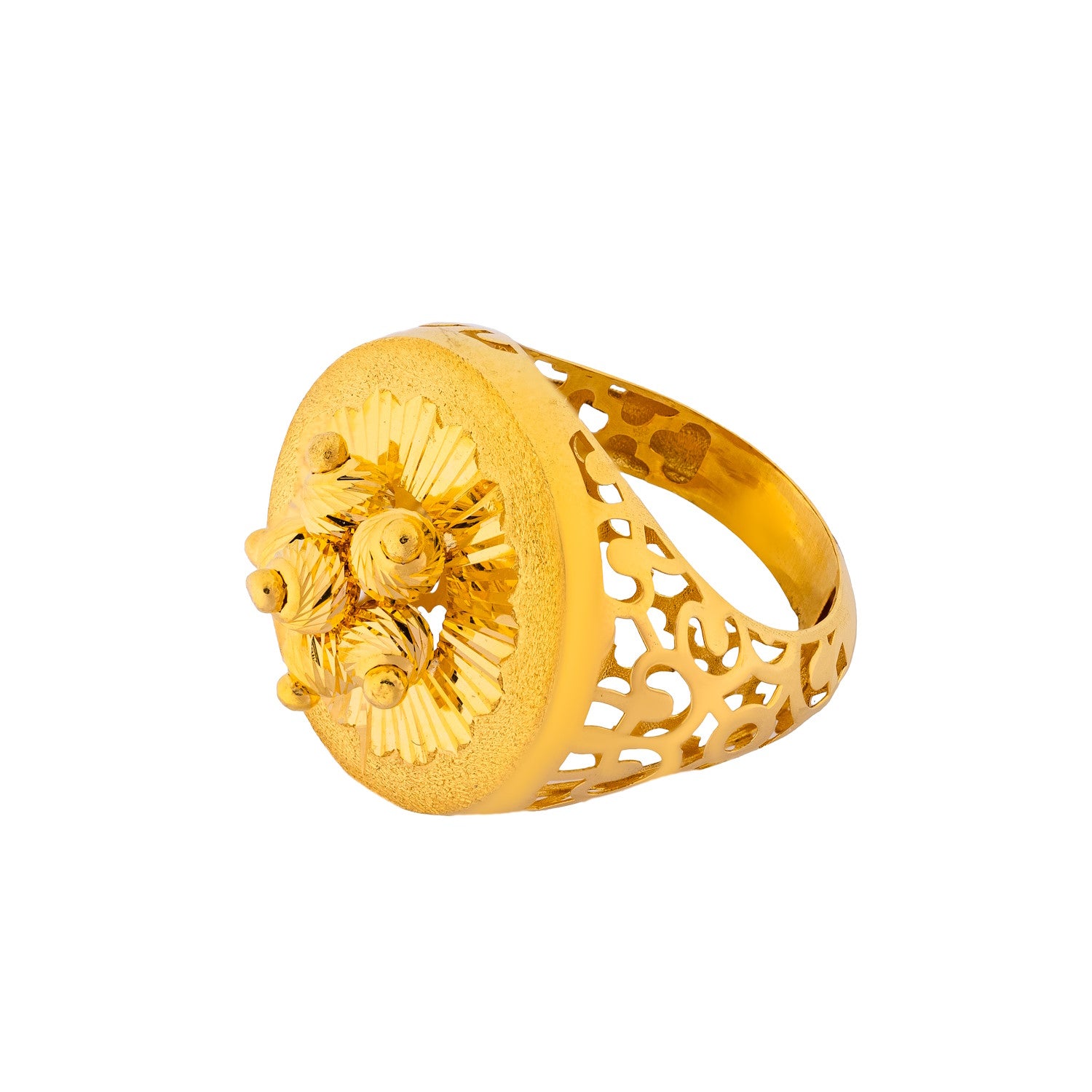 Rayka 21K Yellow Gold Ring