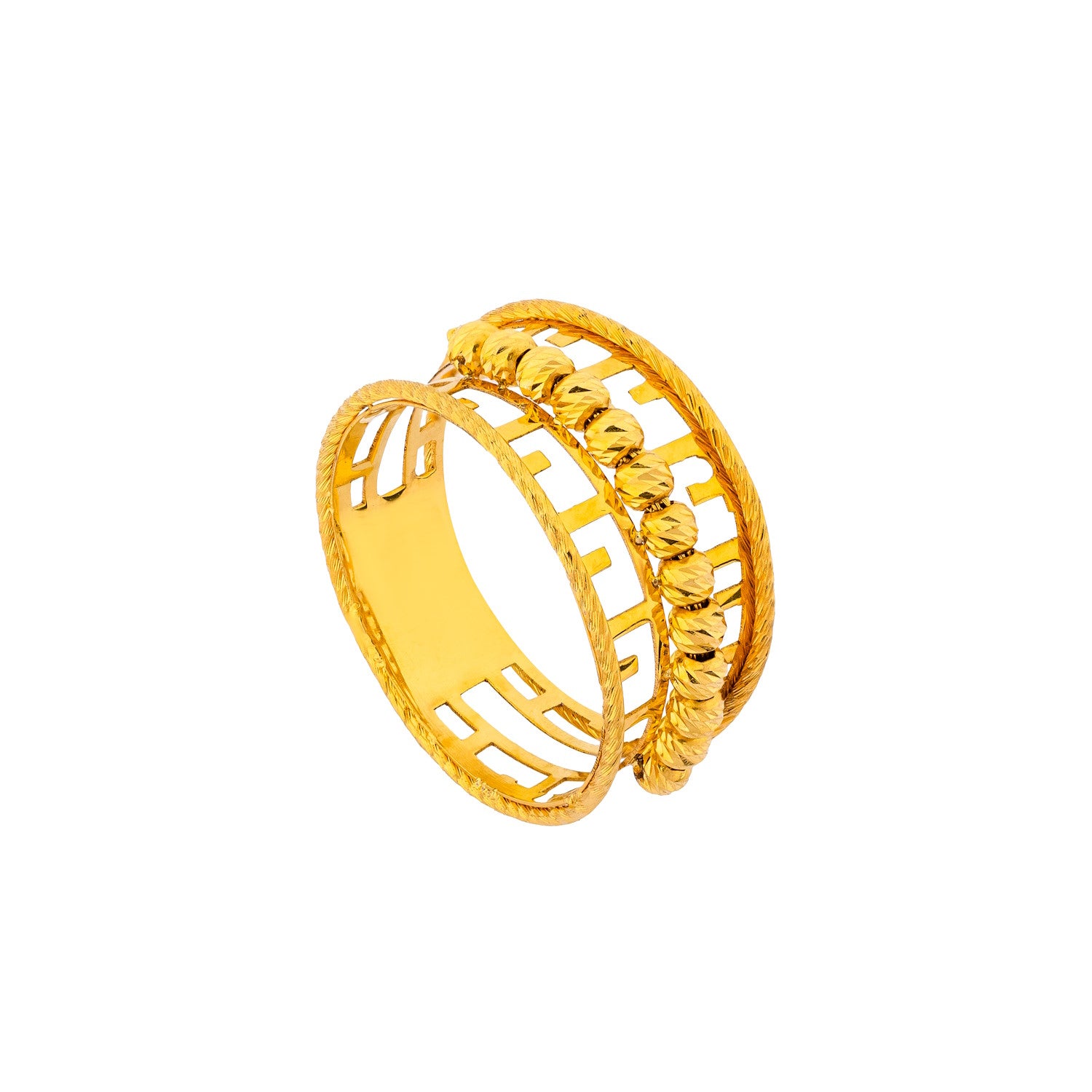 Diyara 21K Yellow Gold Ring