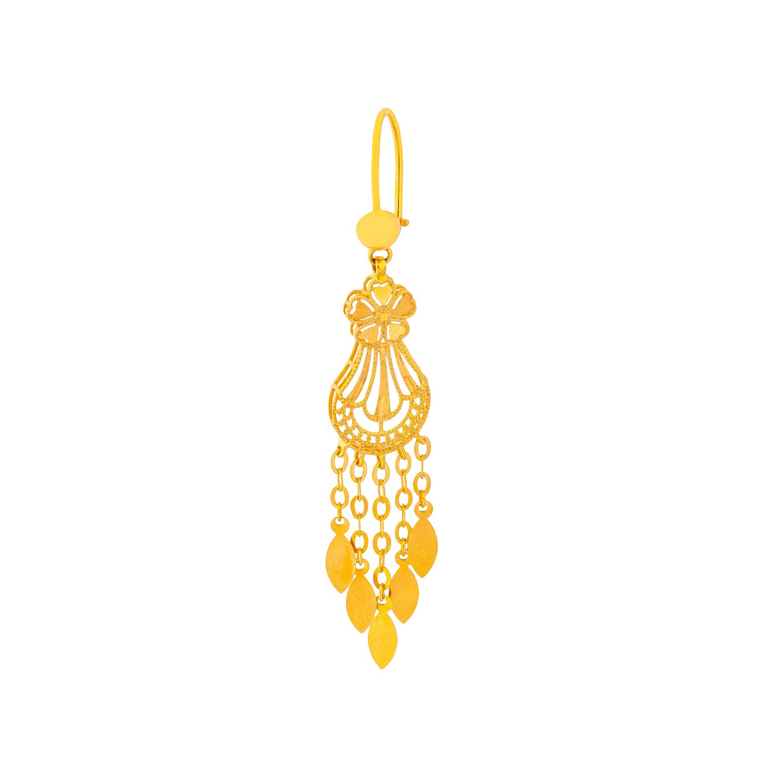 Diyara 21K Yellow Gold Earring