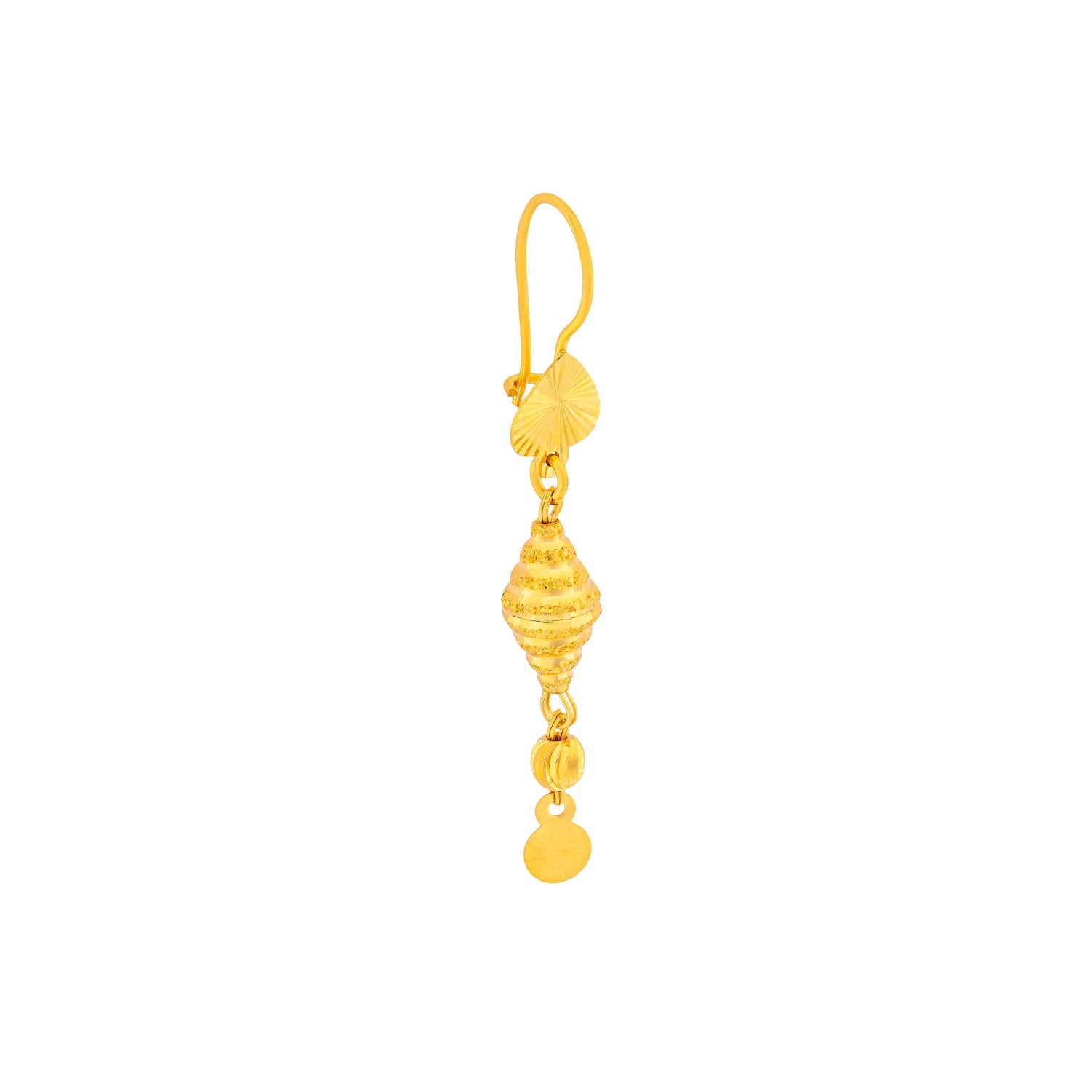 Diyara 21K Yellow Gold Earring