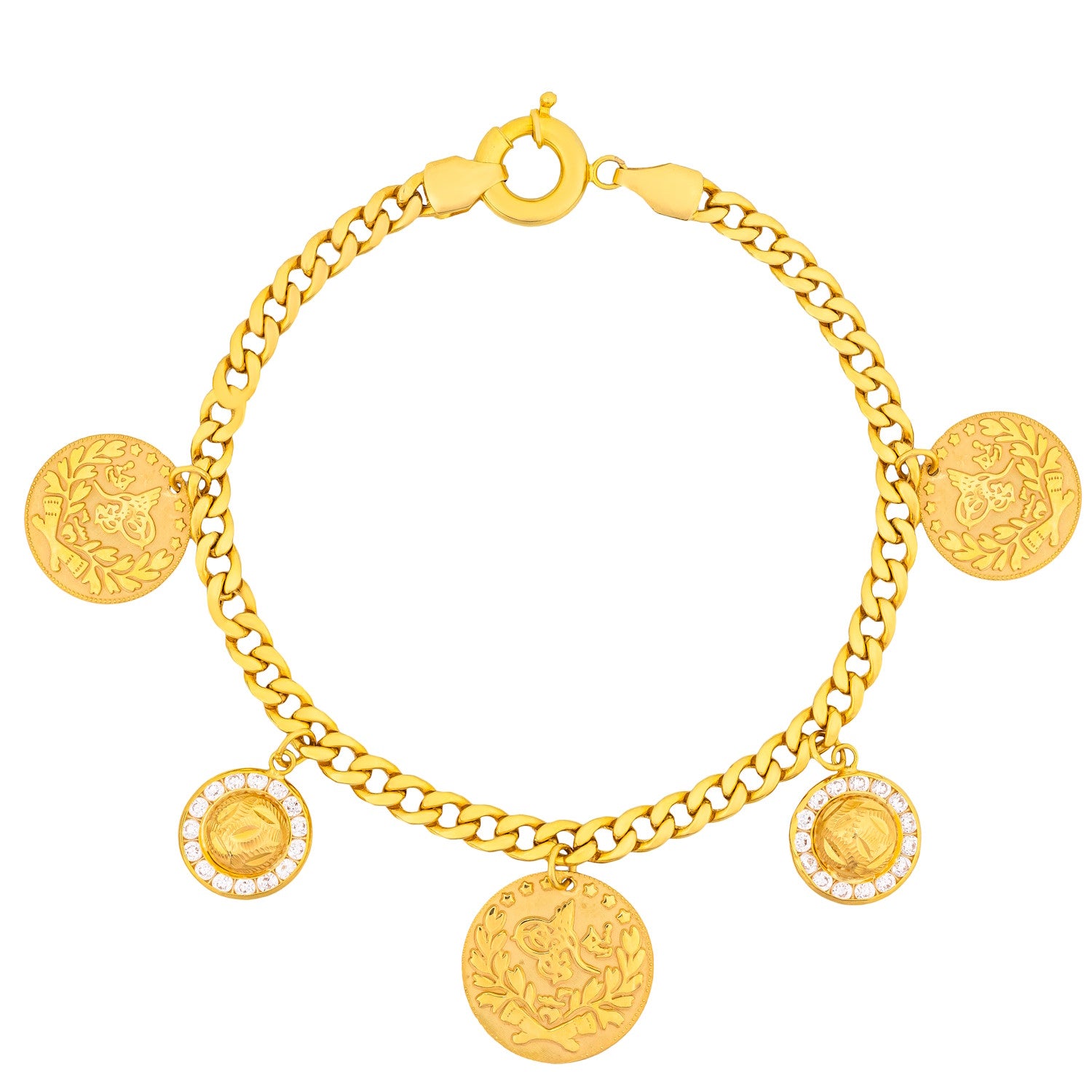 Diyara 21K Yellow Gold Bracelet