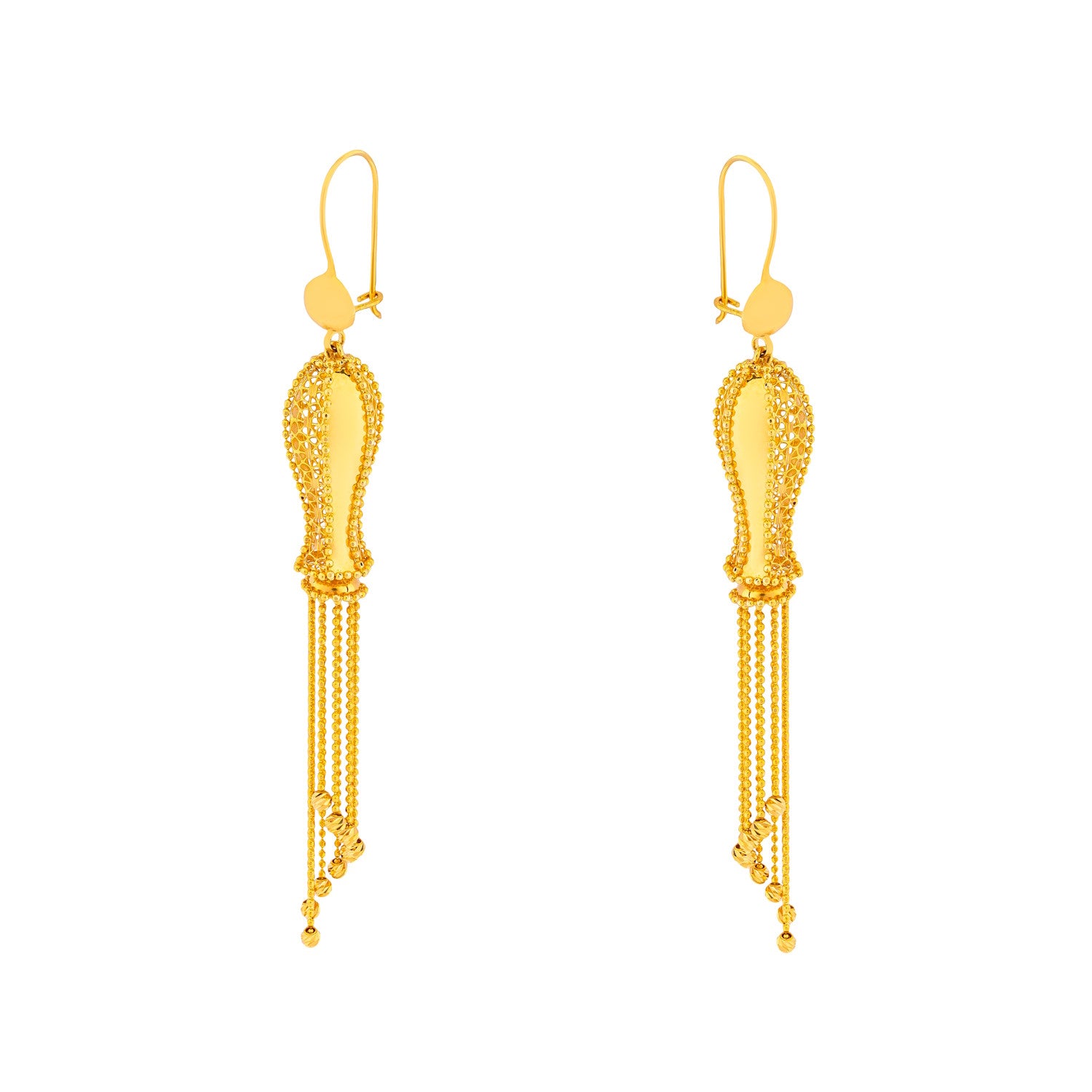Diyara 21K Yellow Gold Earring
