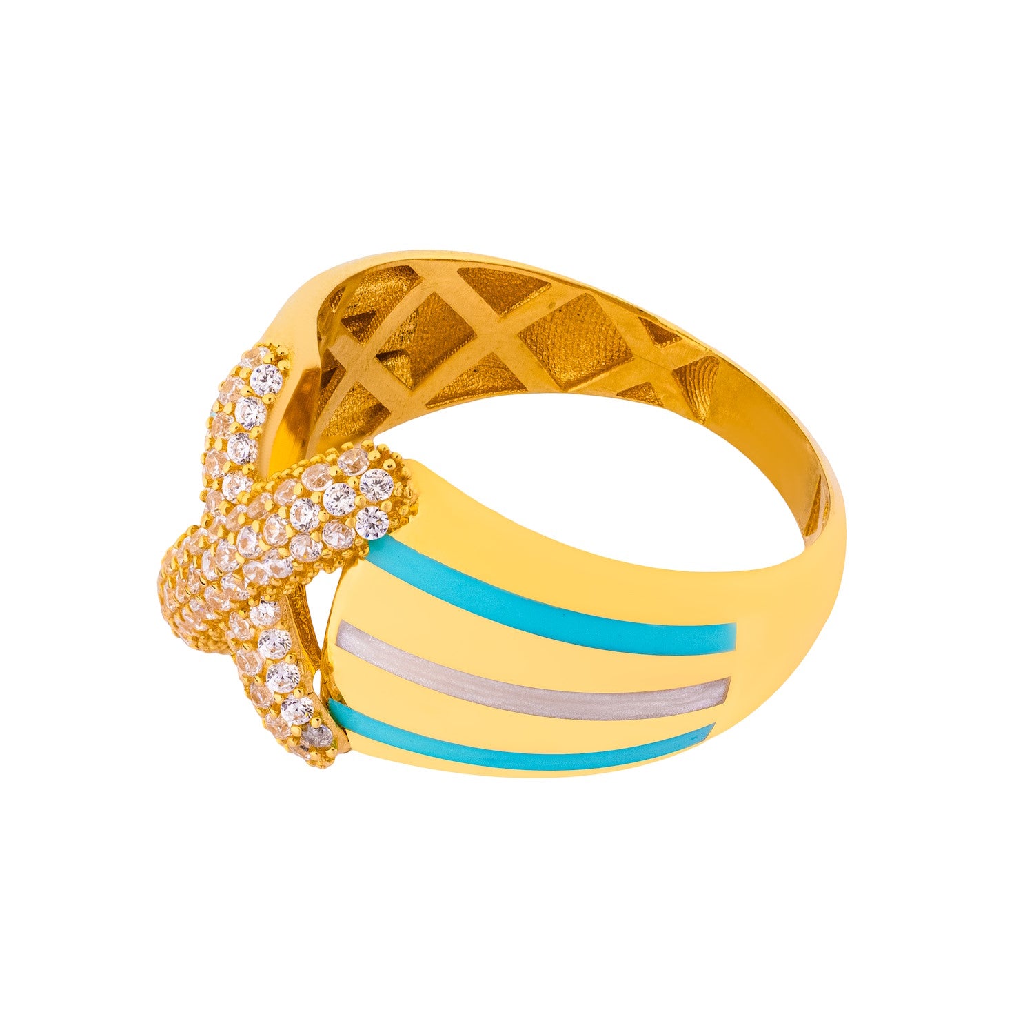 Uranus 18K Yellow Gold Ring