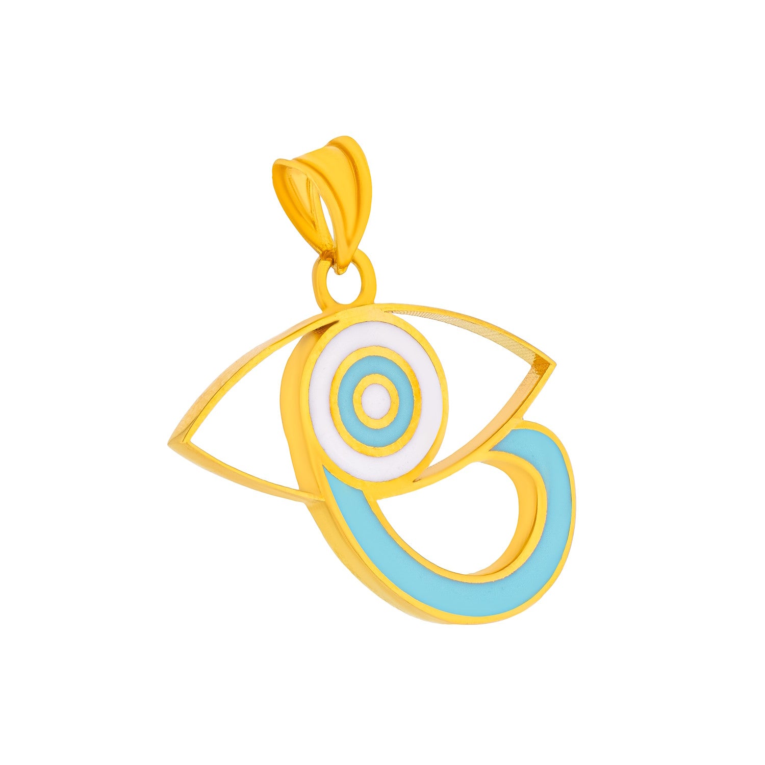 Uranus 21K Yellow Gold Pendant