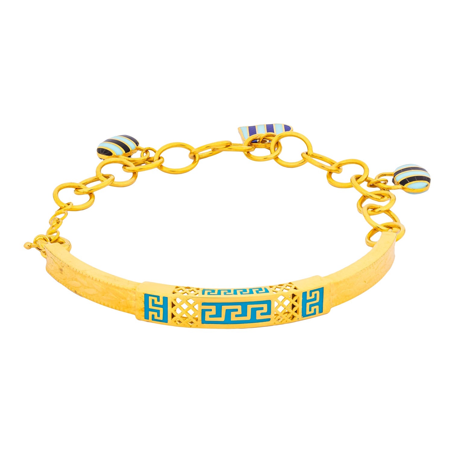 Uranus 21K Yellow Gold Bangle